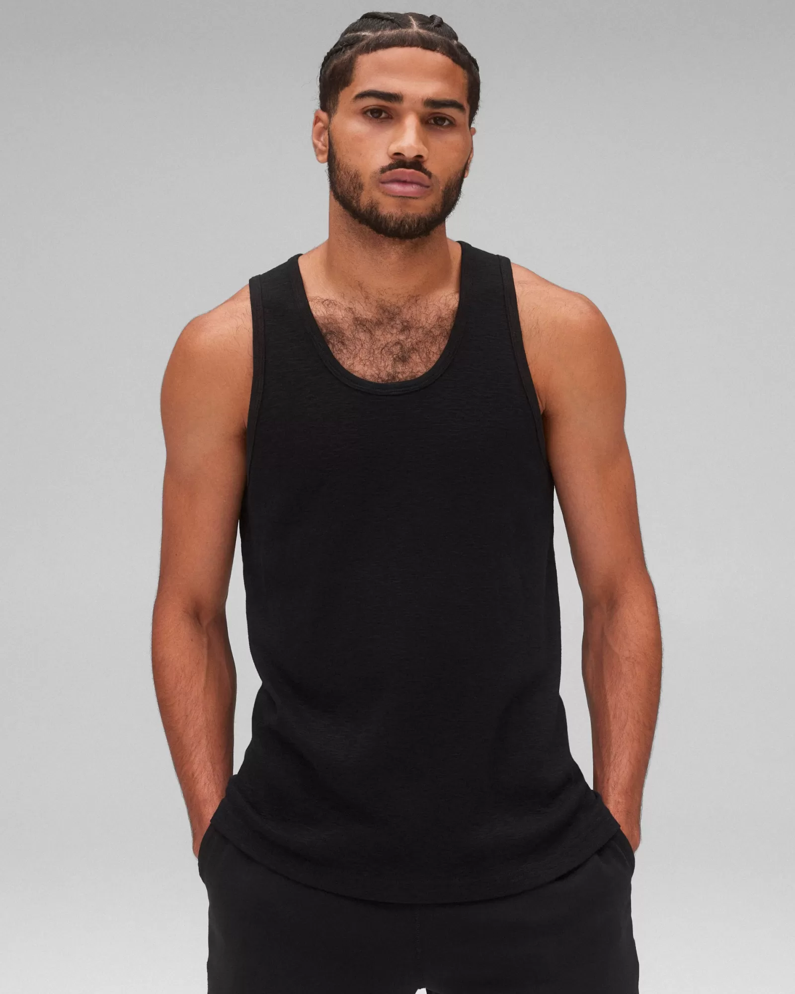 Reigning Champ 1X1 Slub Tank Top