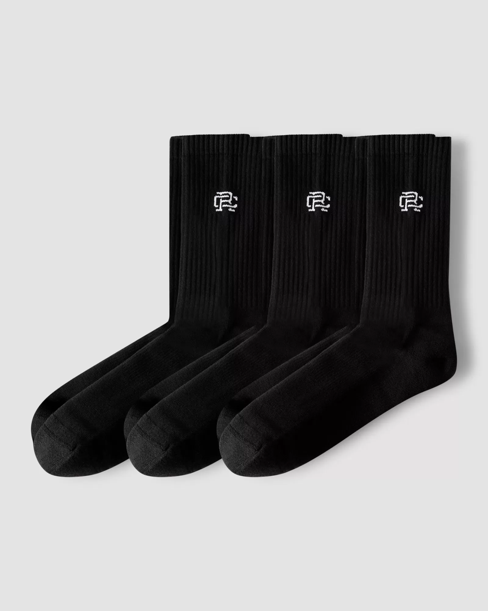 Reigning Champ 3-Pack Classic Crew Sock