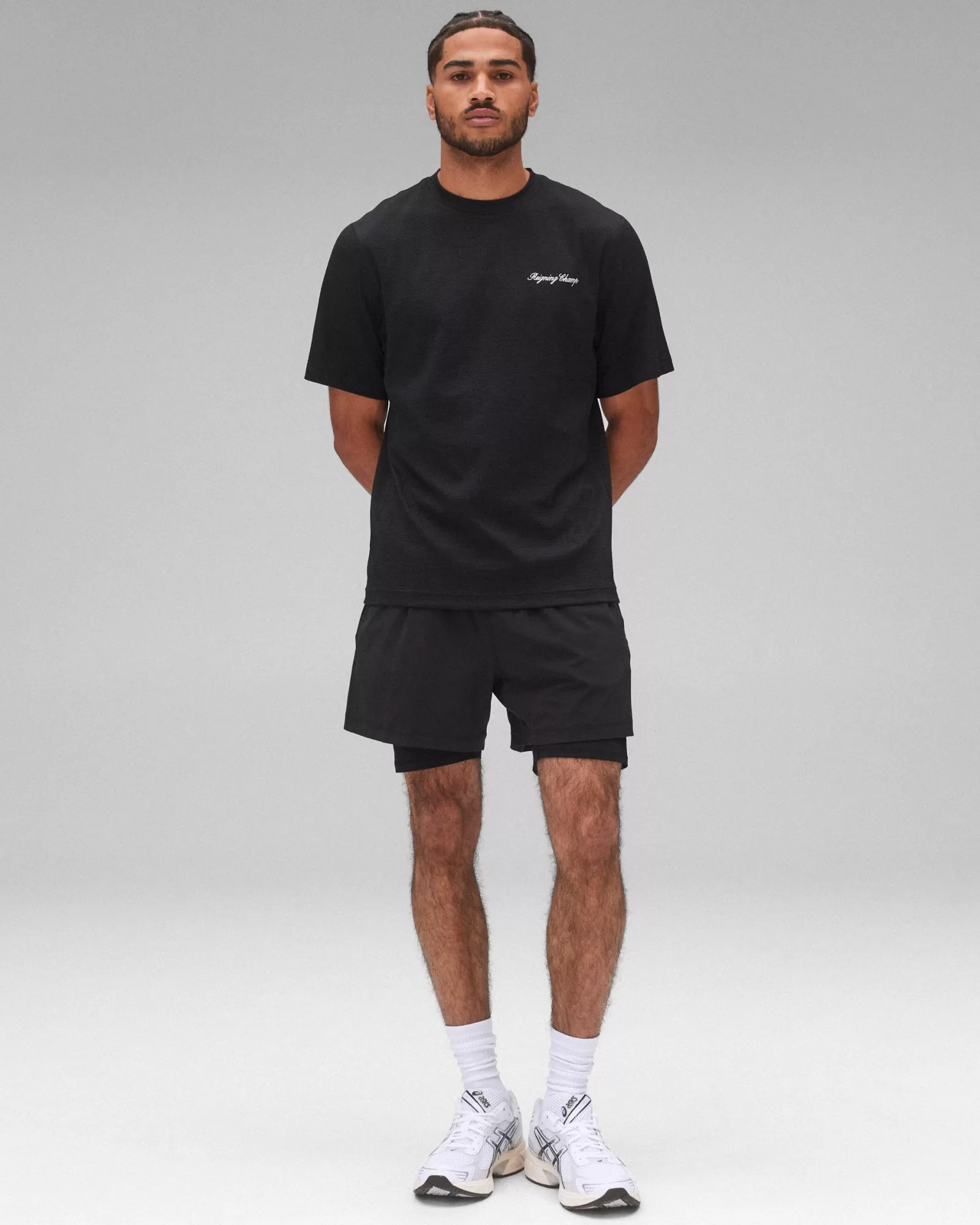 Reigning Champ 4-Way Stretch Nylon Combo Training Short 5"