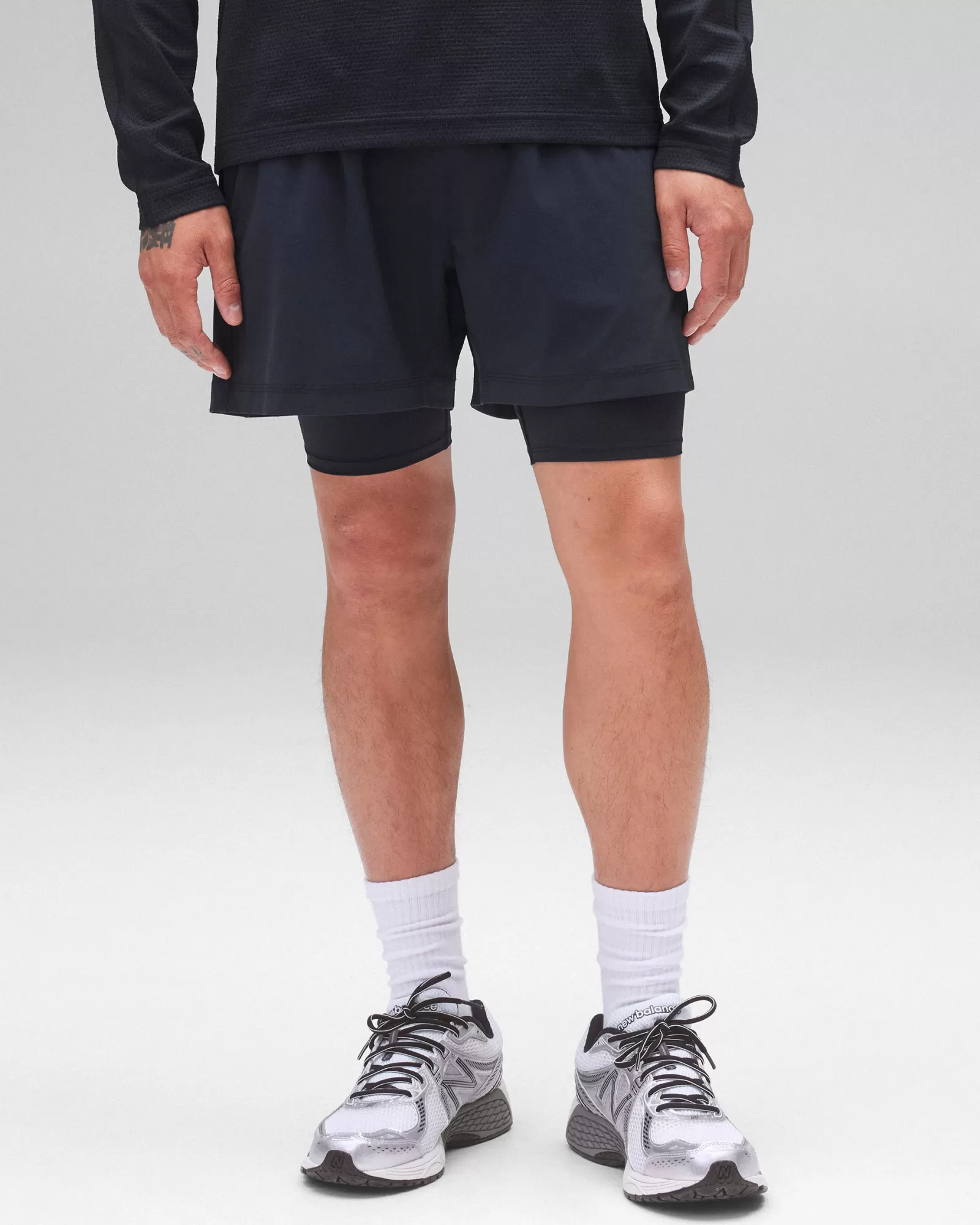 Reigning Champ 4-Way Stretch Nylon Combo Training Short 5"