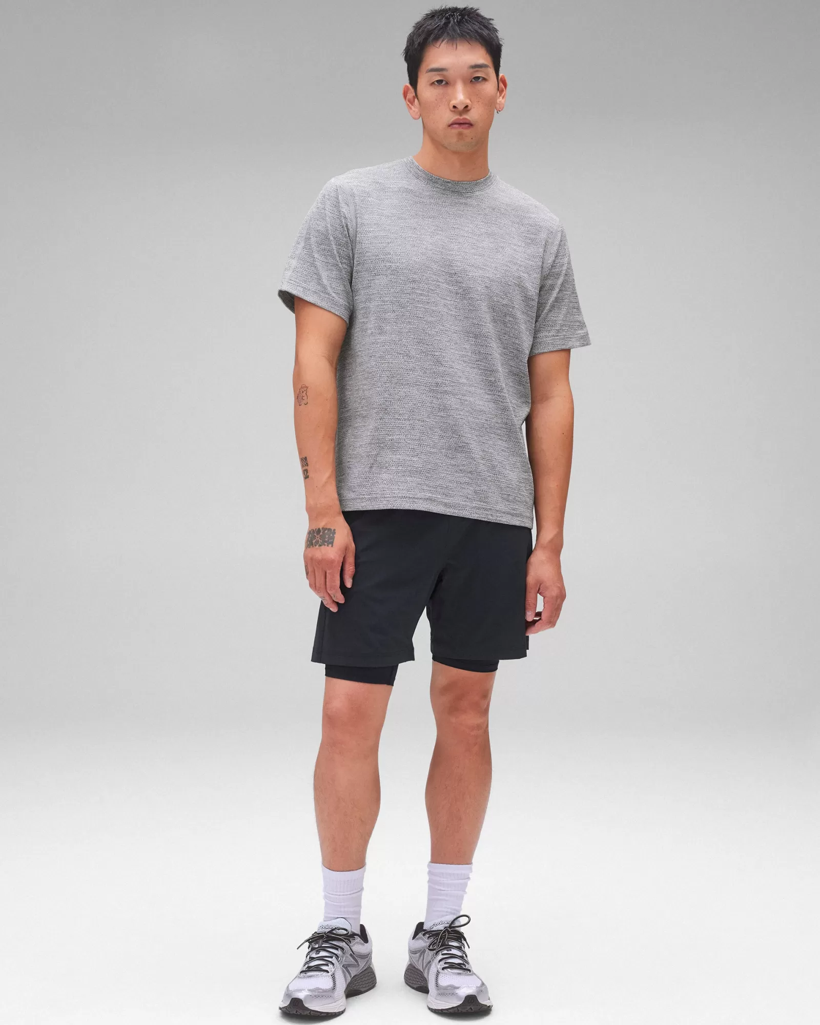 Reigning Champ 4-Way Stretch Nylon Combo Training Short 7"