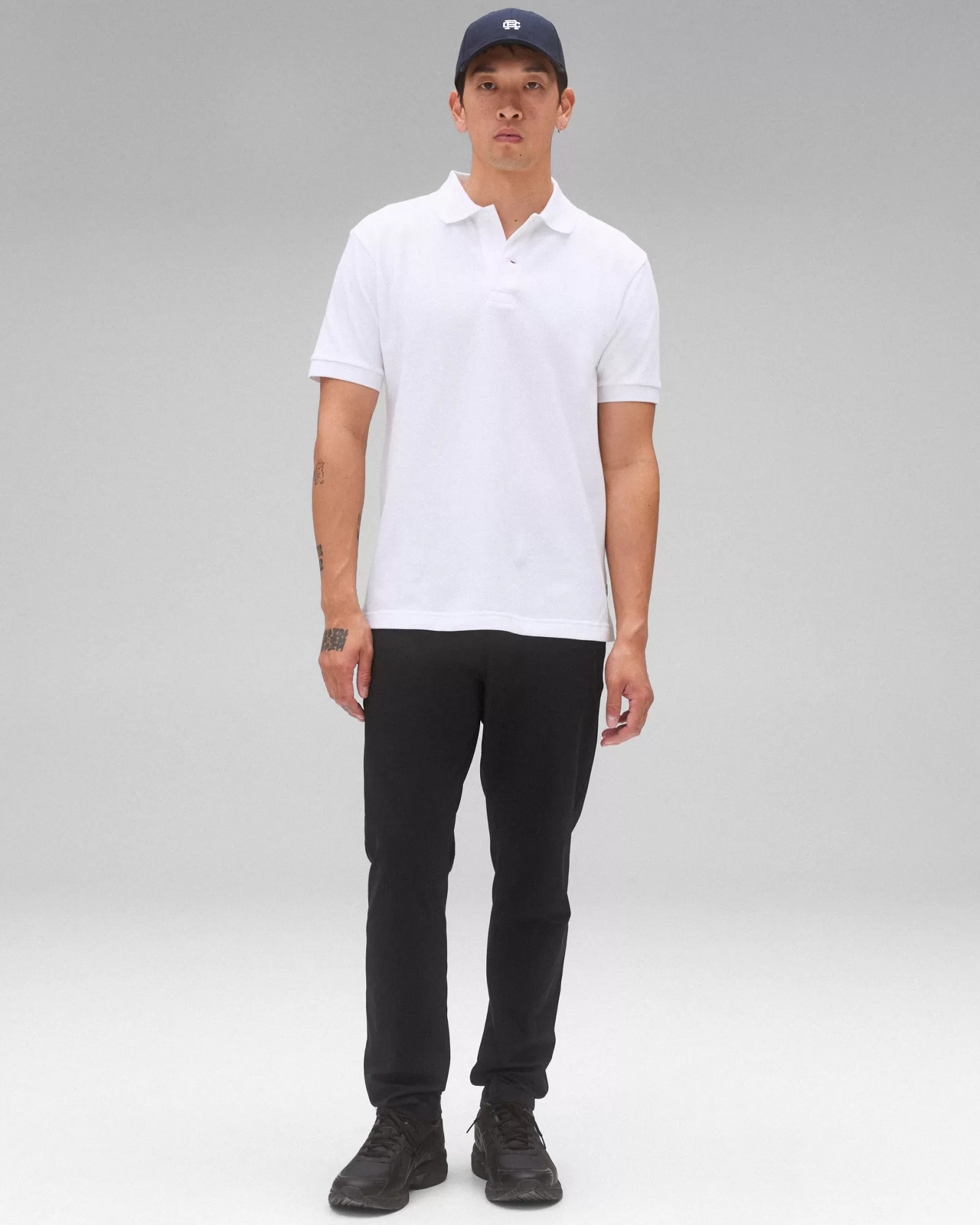 Reigning Champ Athletic Pique Academy Polo