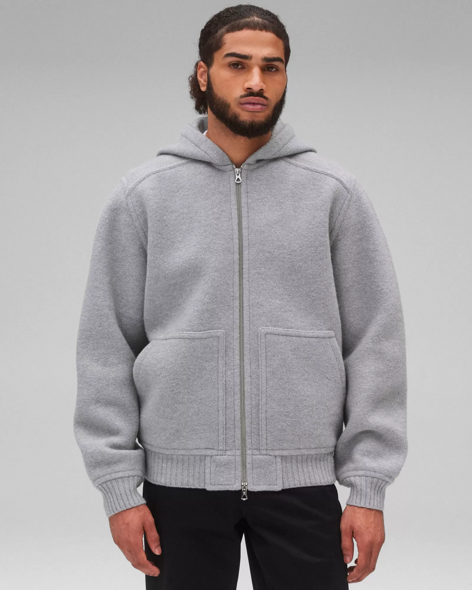 Reigning Champ Boiled Wool Rush Hoodie