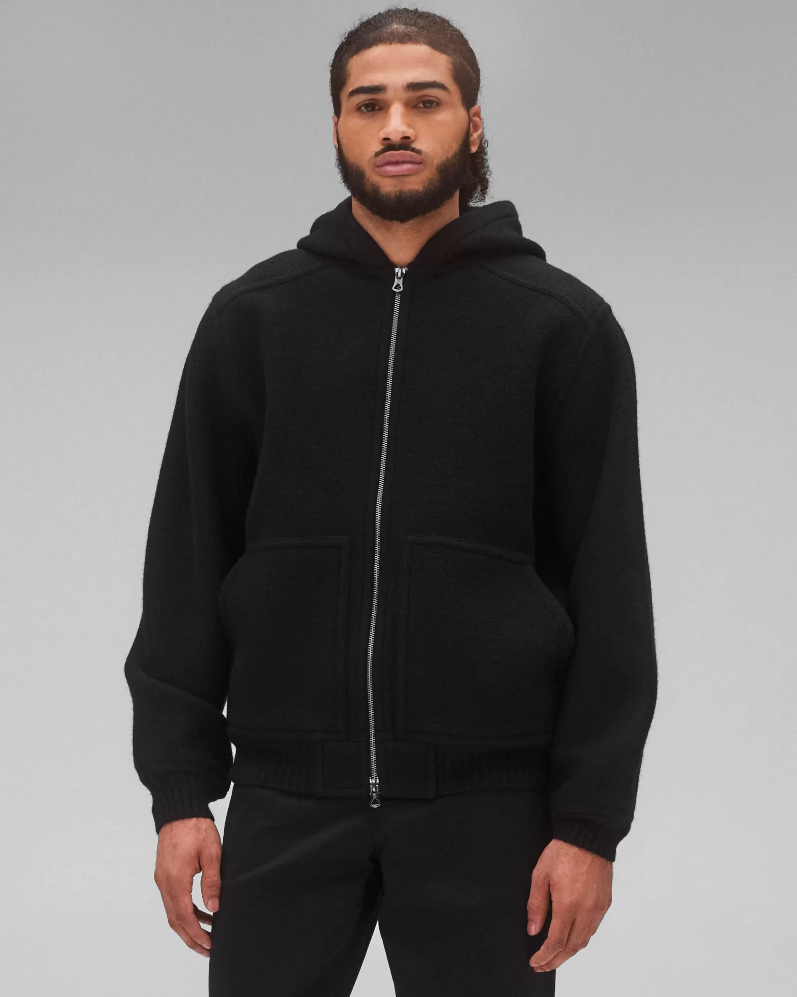 Reigning Champ Boiled Wool Rush Hoodie