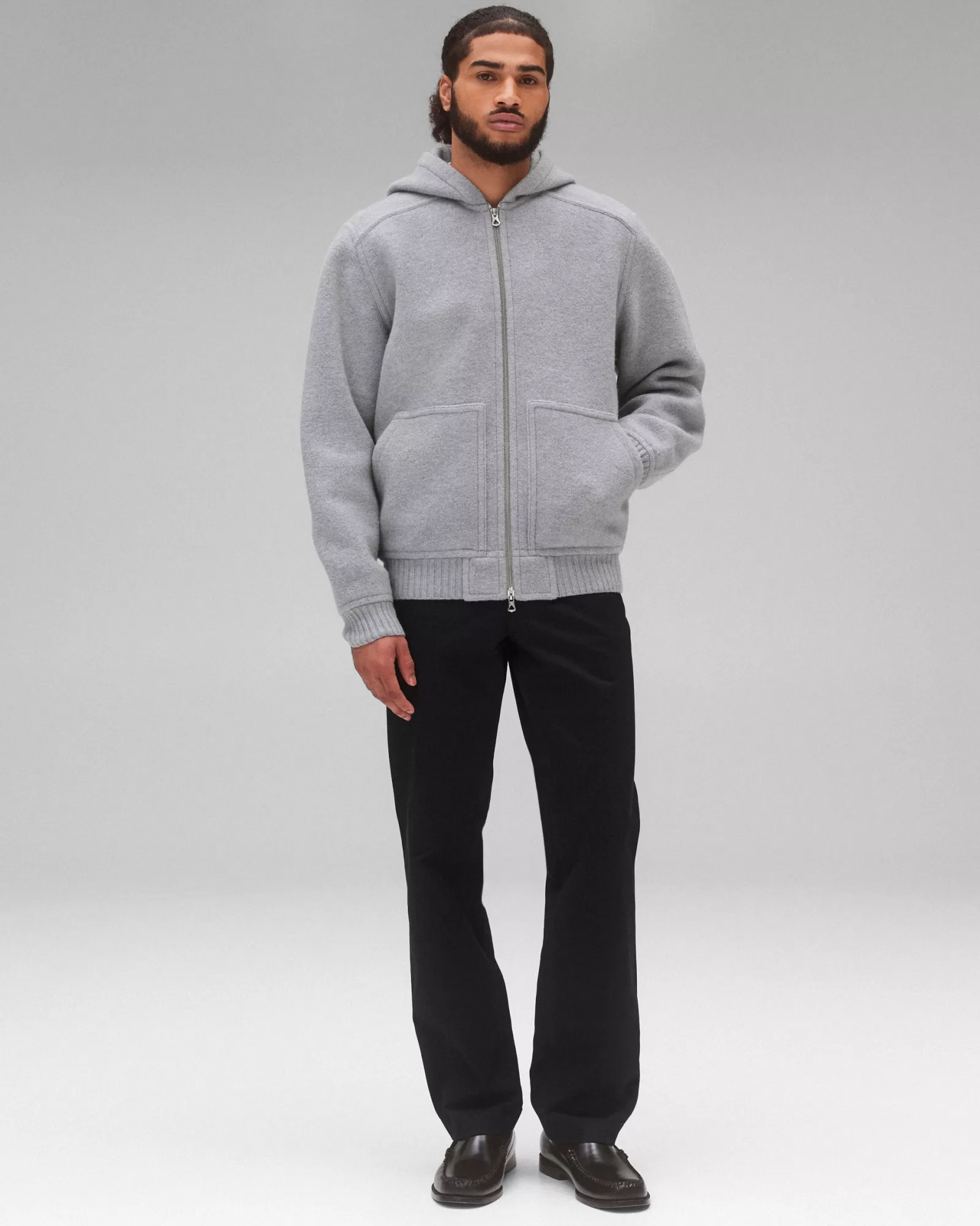 Reigning Champ Boiled Wool Rush Hoodie