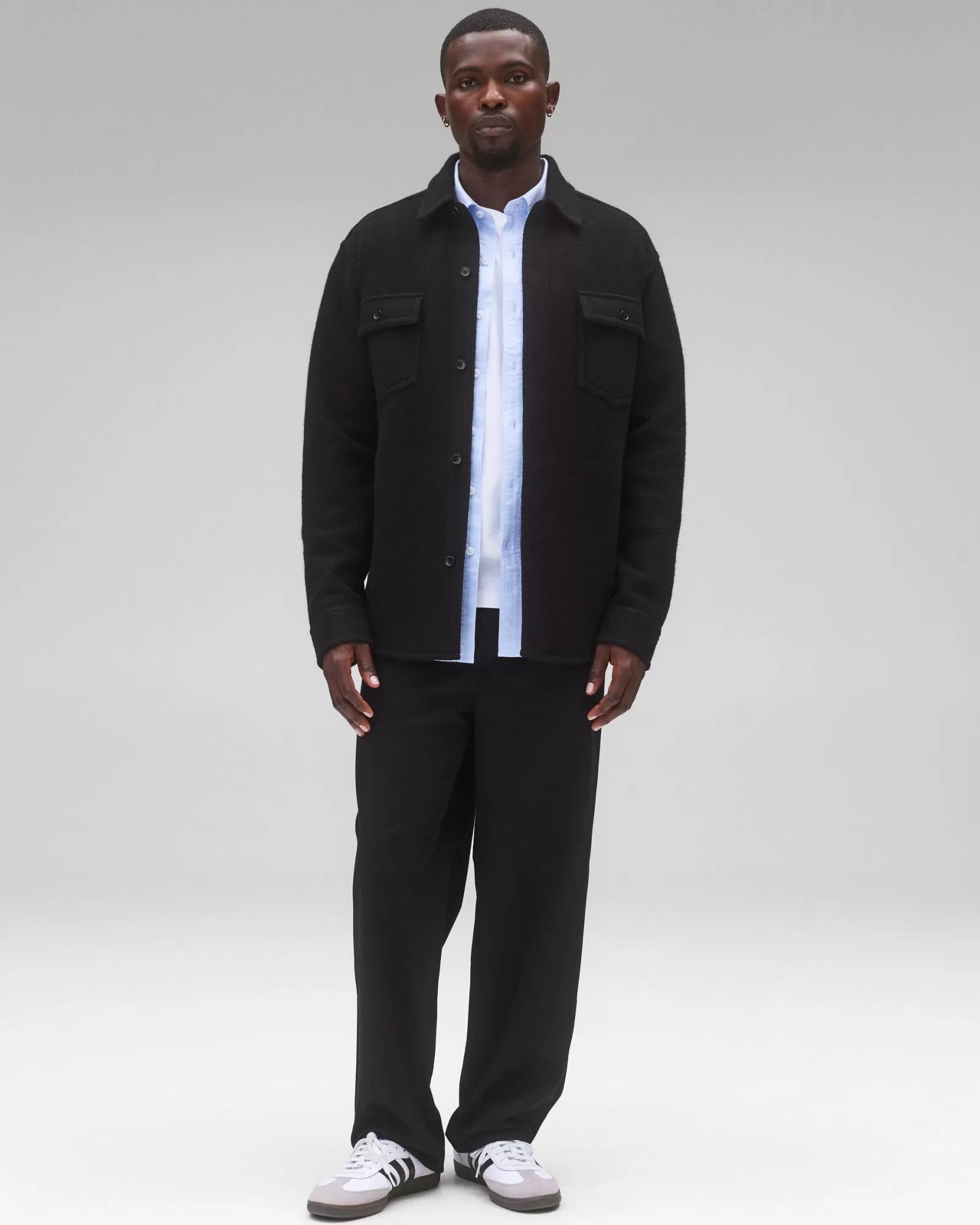 Reigning Champ Boiled Wool Warden Overshirt