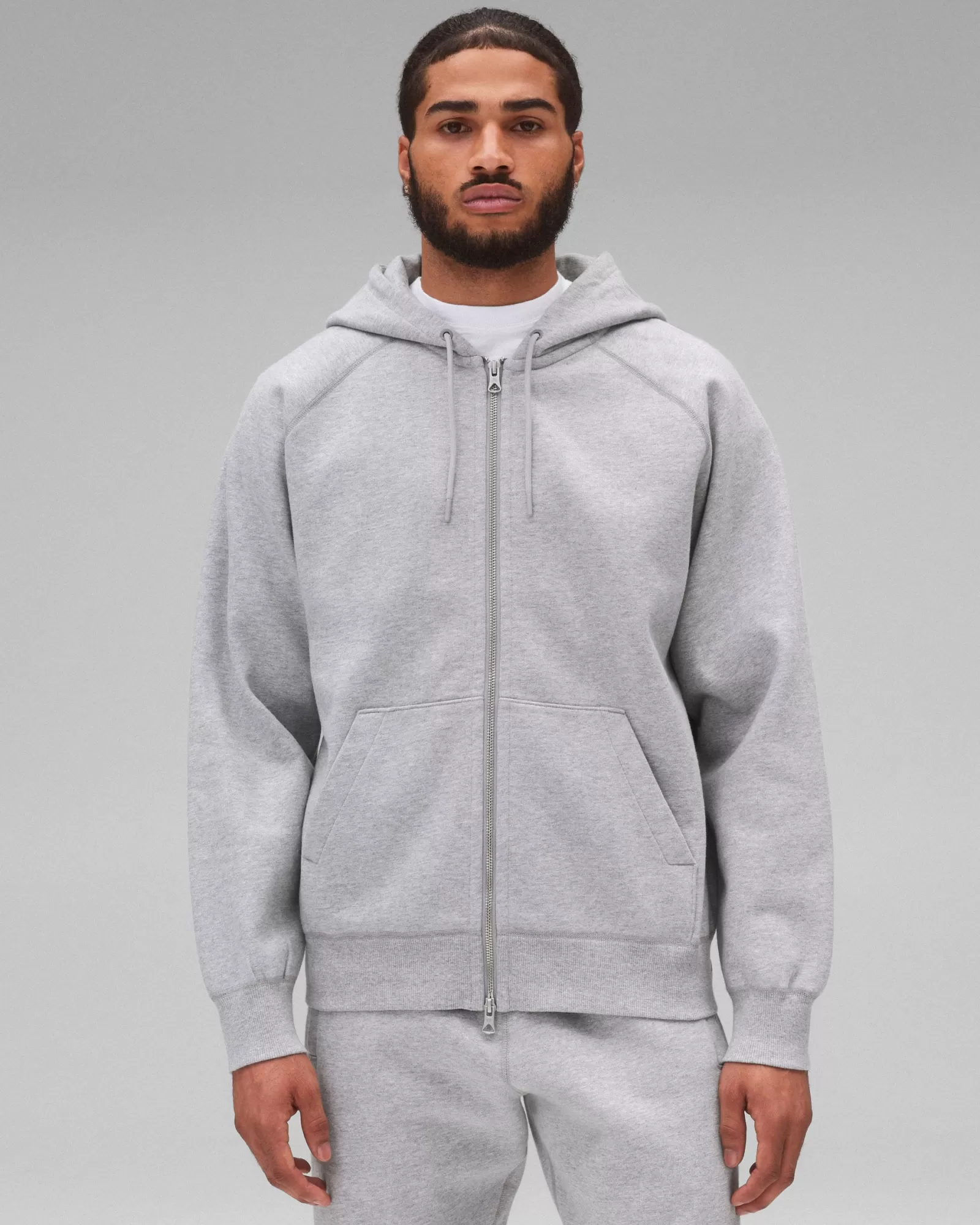 Reigning Champ Brushed Fleece Zip Hoodie