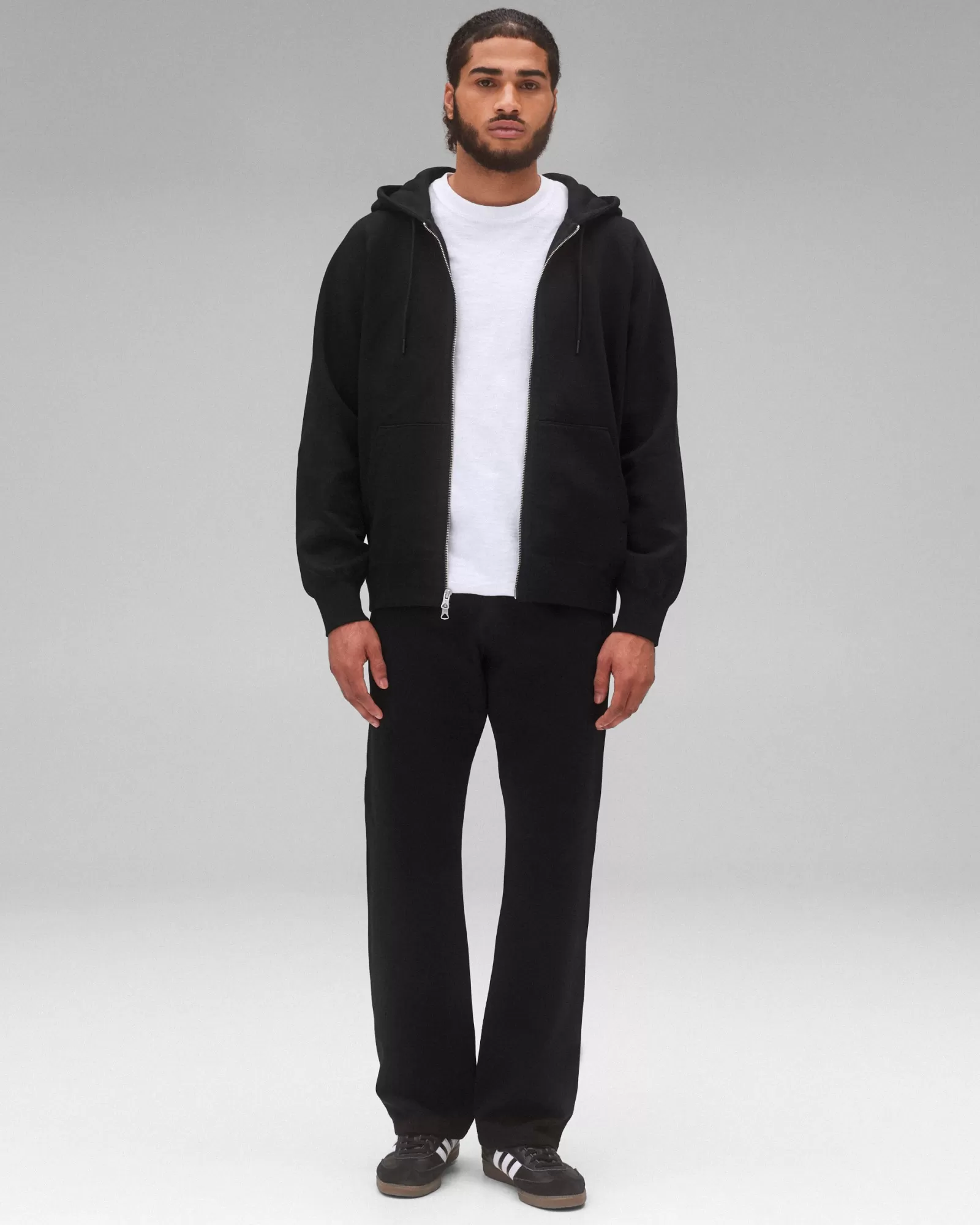 Reigning Champ Brushed Fleece Zip Hoodie