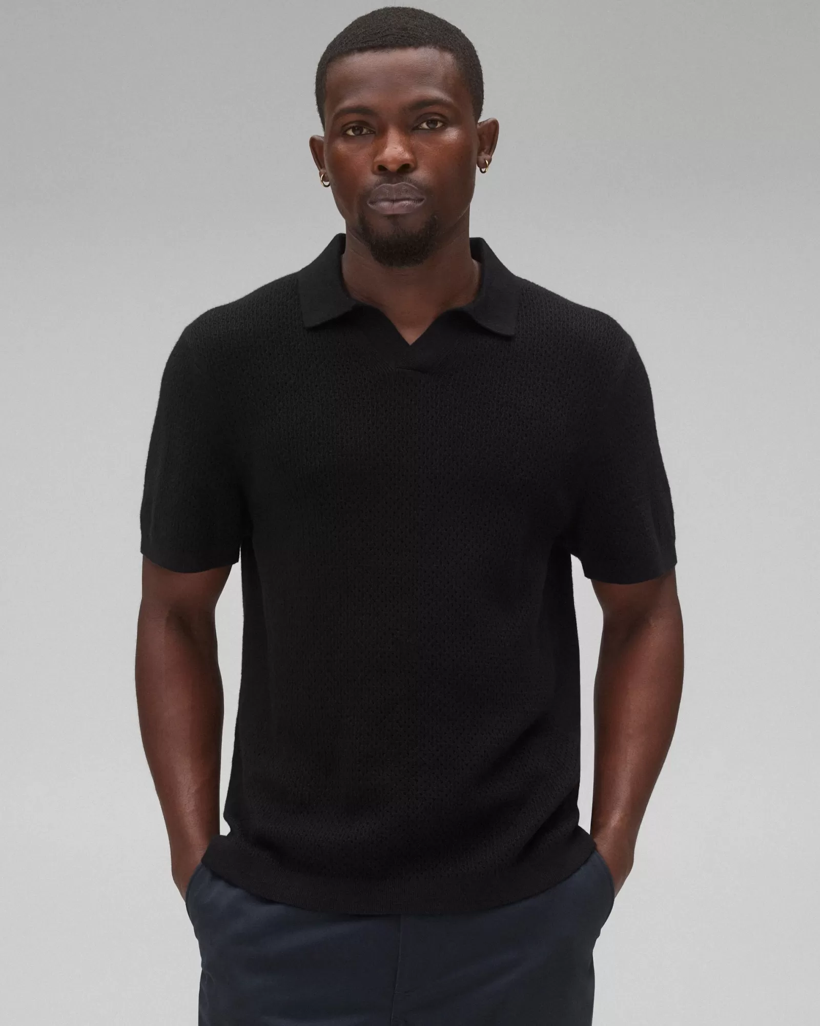 Reigning Champ Cotton Linen Victor Polo