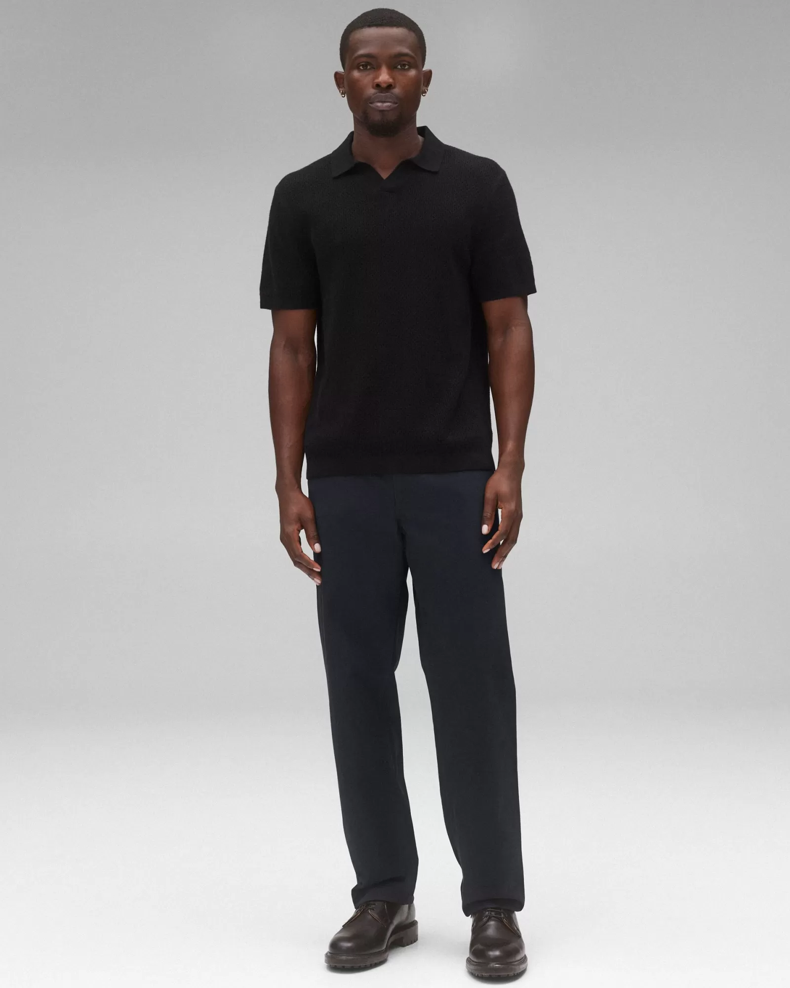 Reigning Champ Cotton Linen Victor Polo