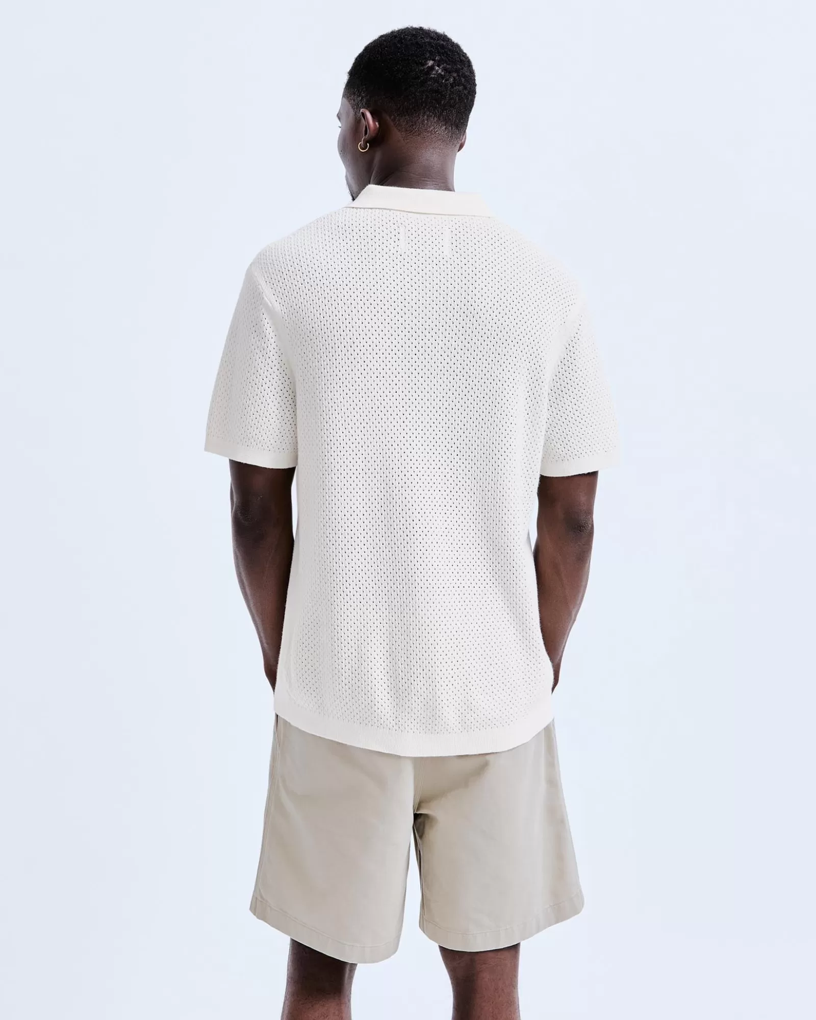 Reigning Champ Cotton Linen Victor Polo