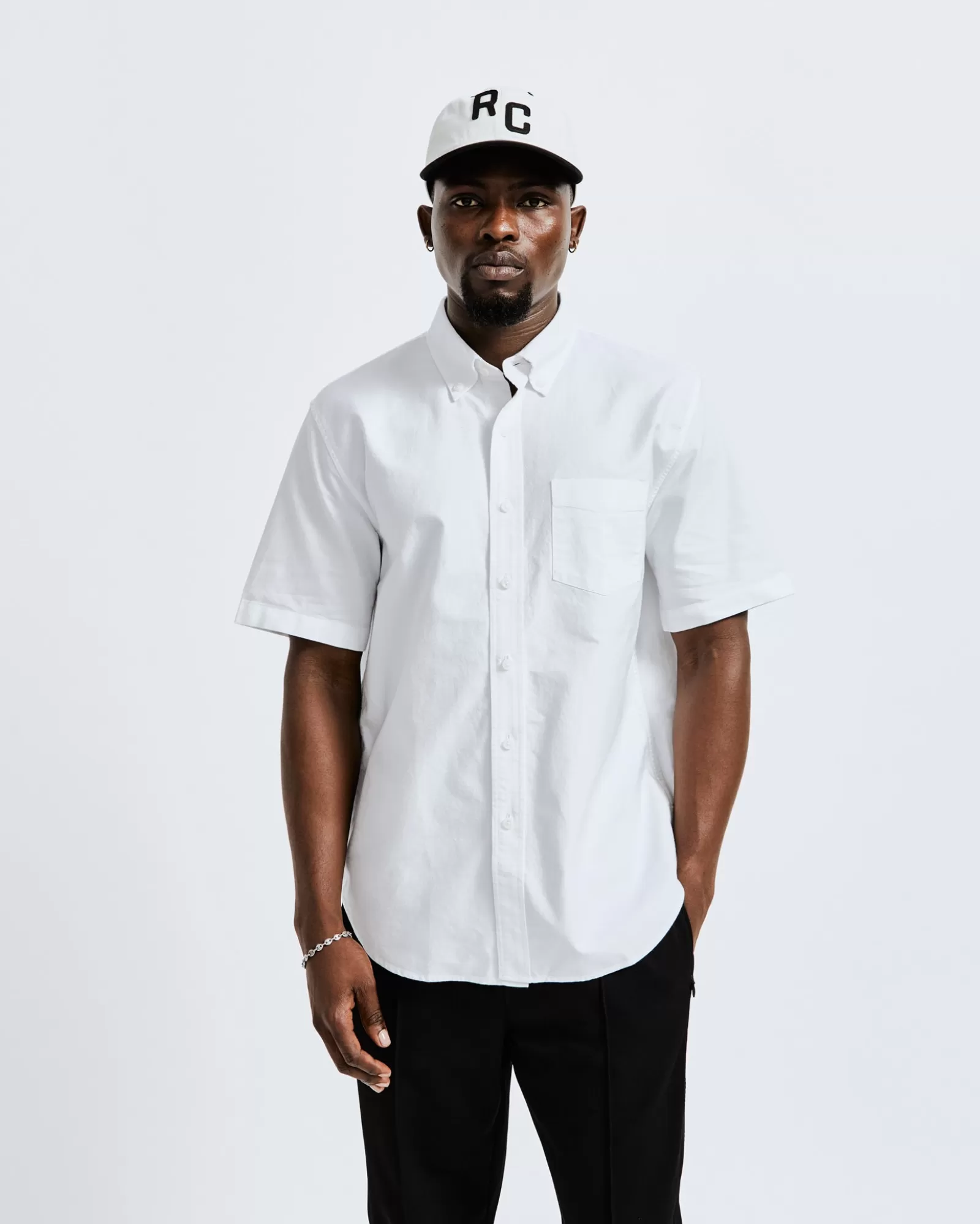 Reigning Champ Cotton Oxford Windsor SS Shirt