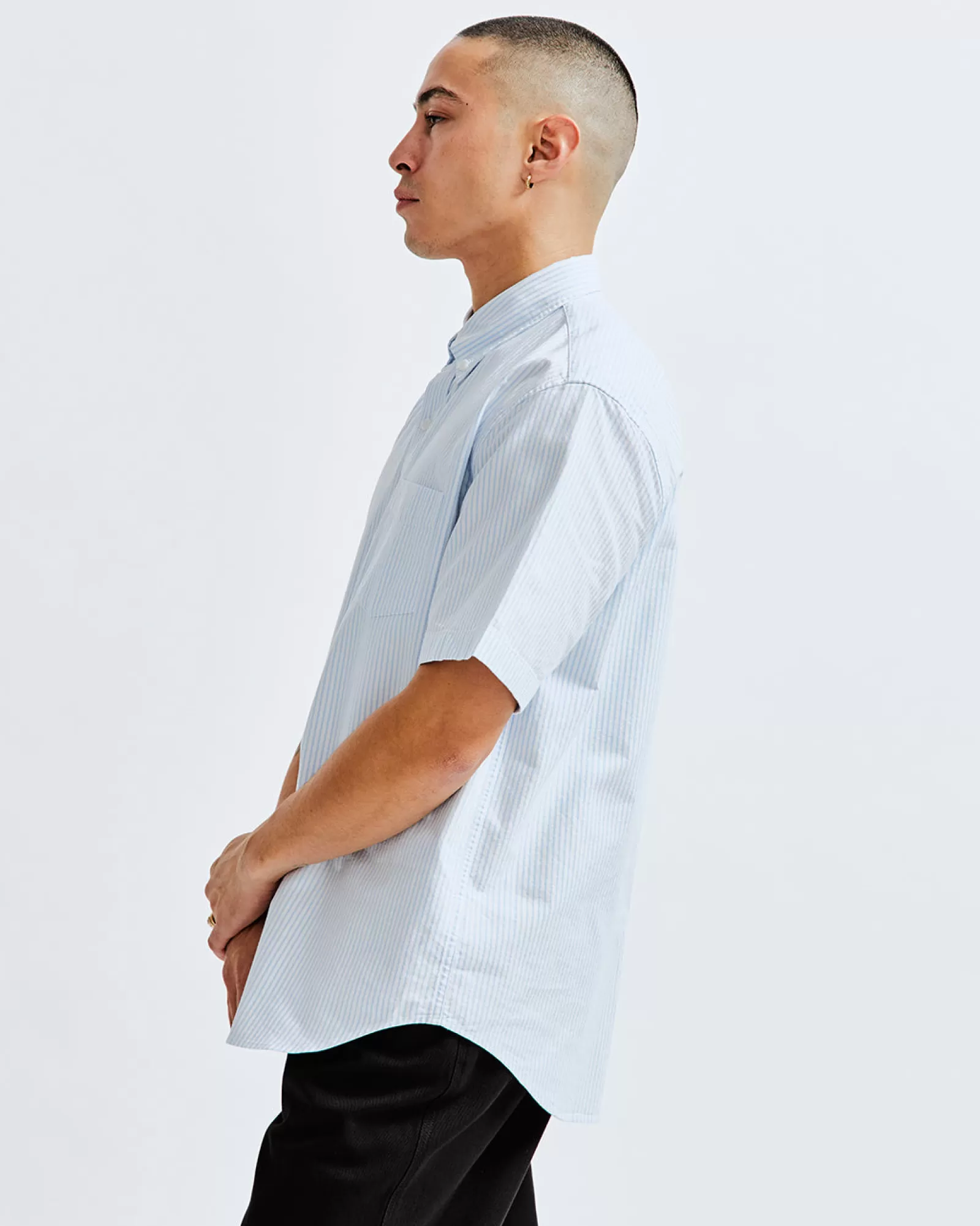 Reigning Champ Cotton Oxford Windsor SS Shirt