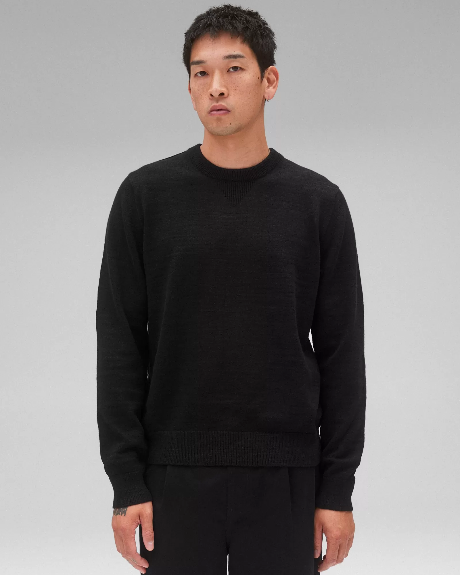 Reigning Champ Cotton Slub Laurel Crewneck