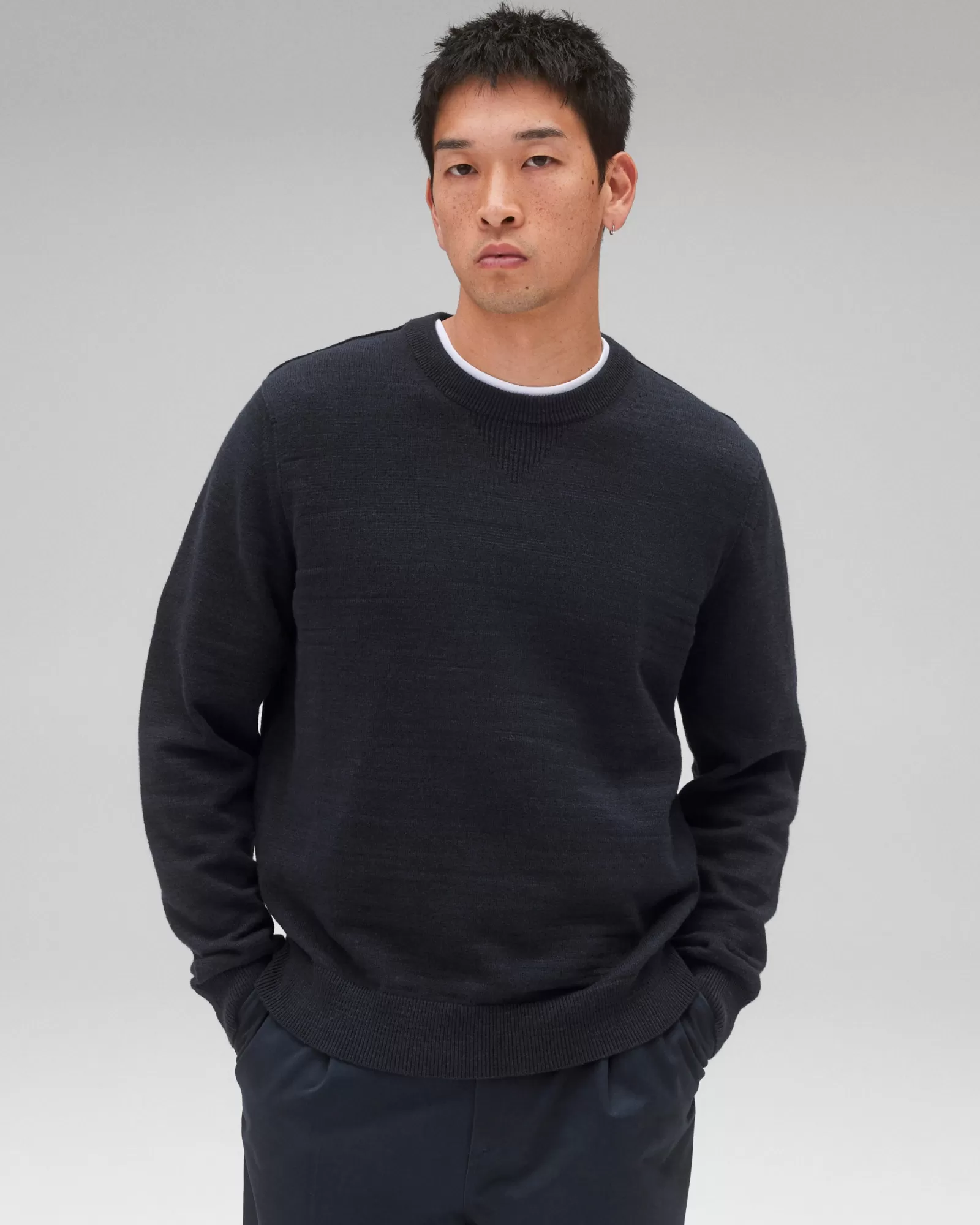 Reigning Champ Cotton Slub Laurel Crewneck