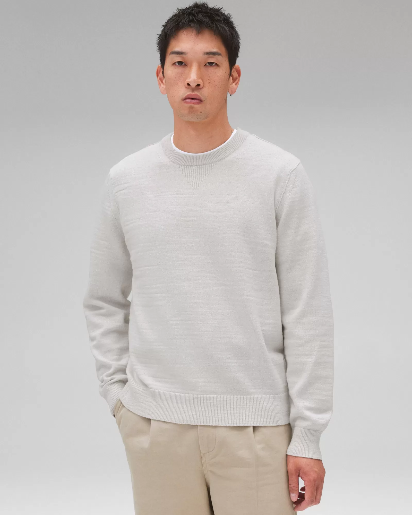 Reigning Champ Cotton Slub Laurel Crewneck