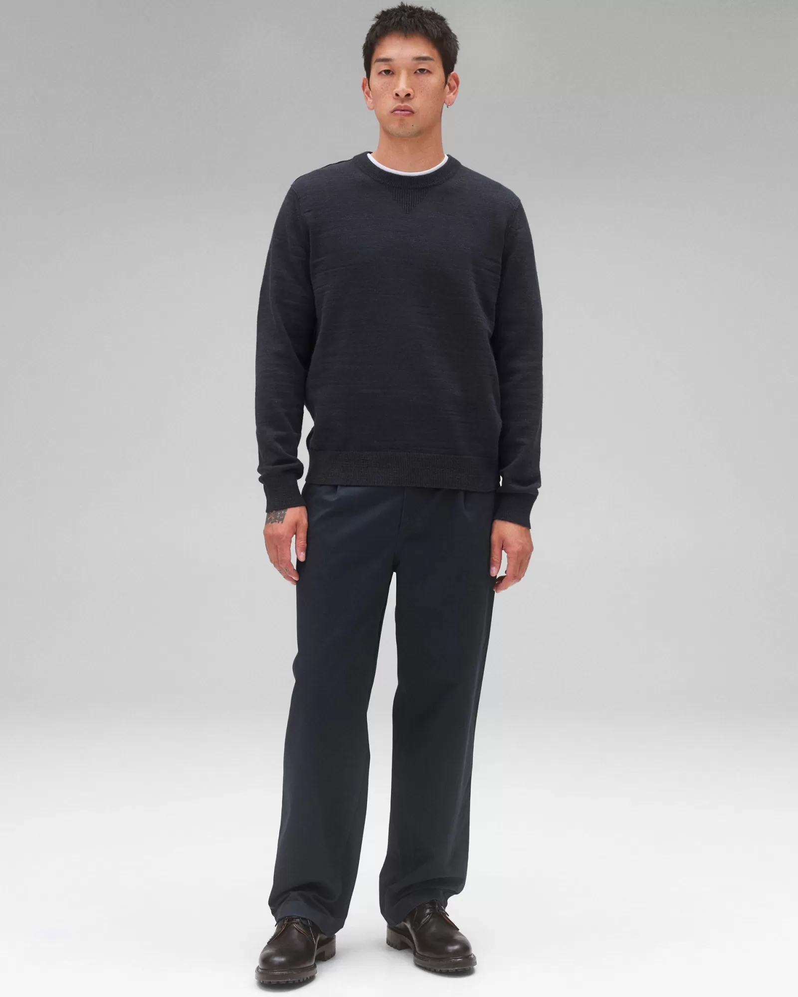 Reigning Champ Cotton Slub Laurel Crewneck