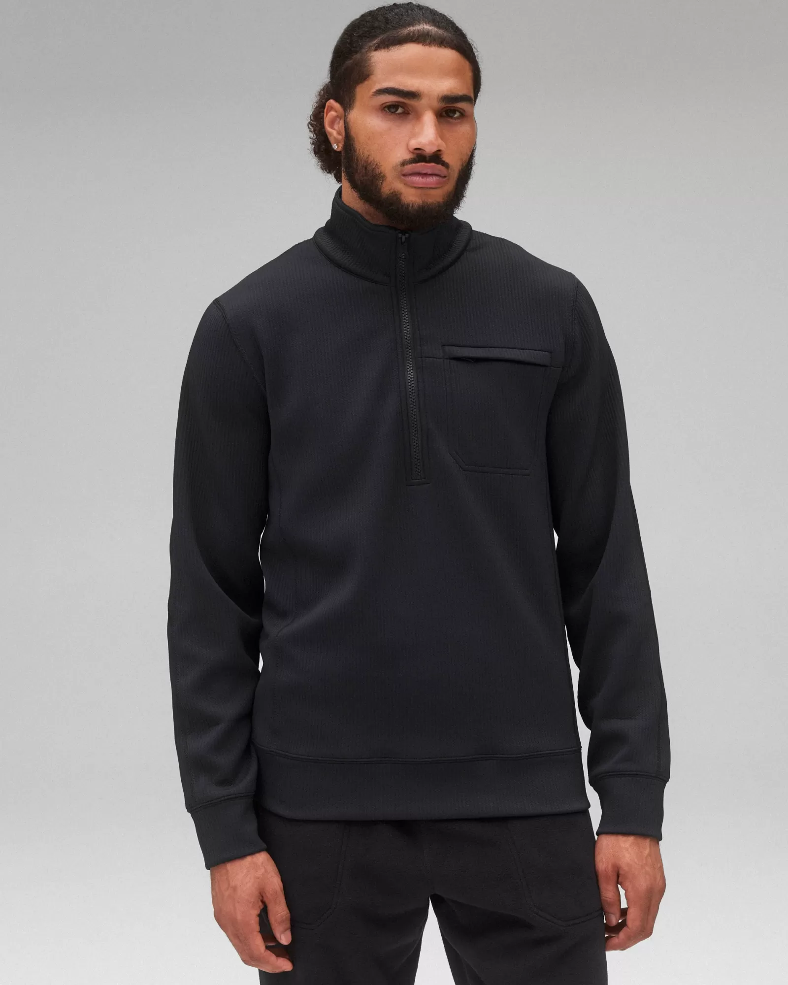 Reigning Champ Double Knit Rally Quarter Zip