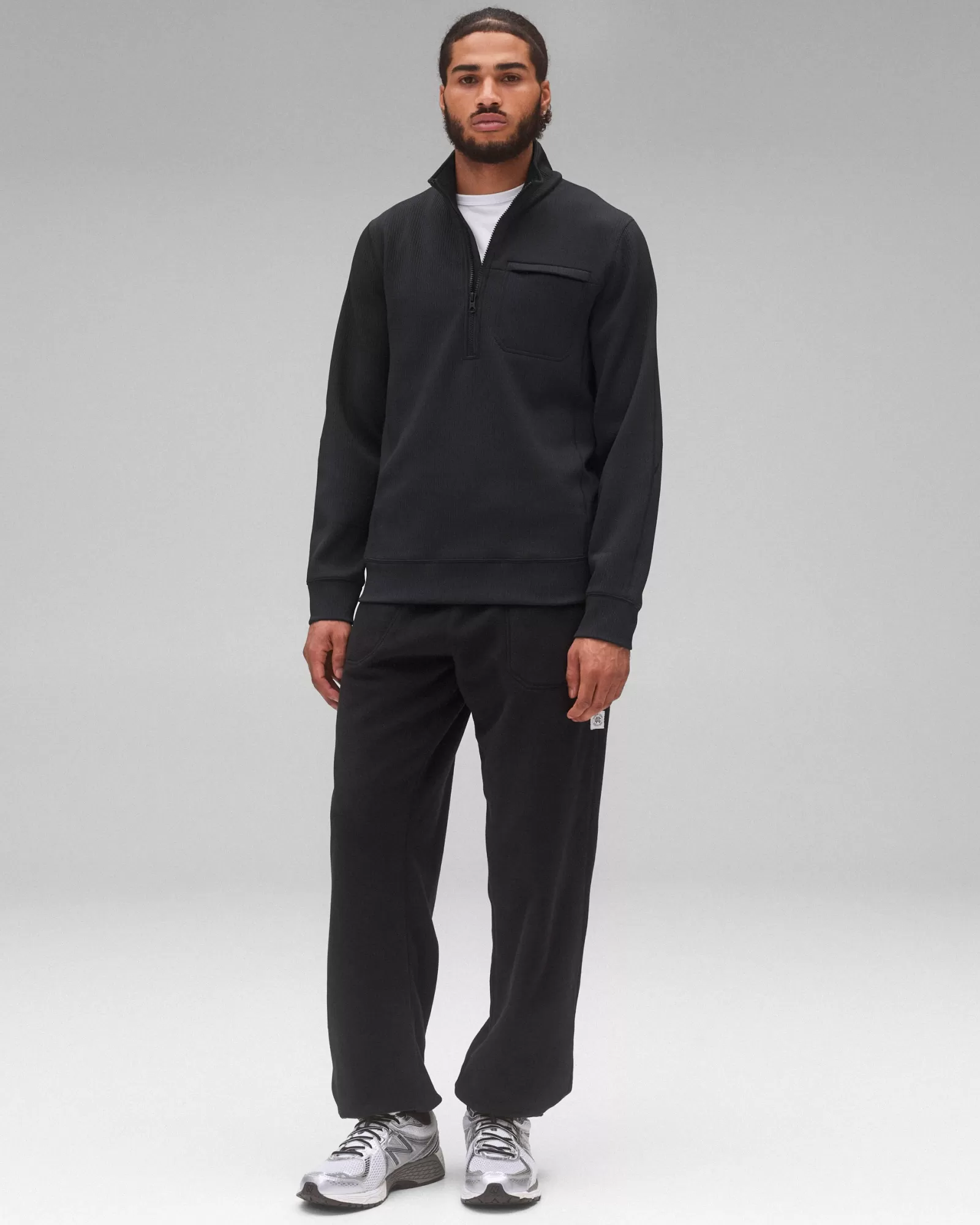 Reigning Champ Double Knit Rally Quarter Zip