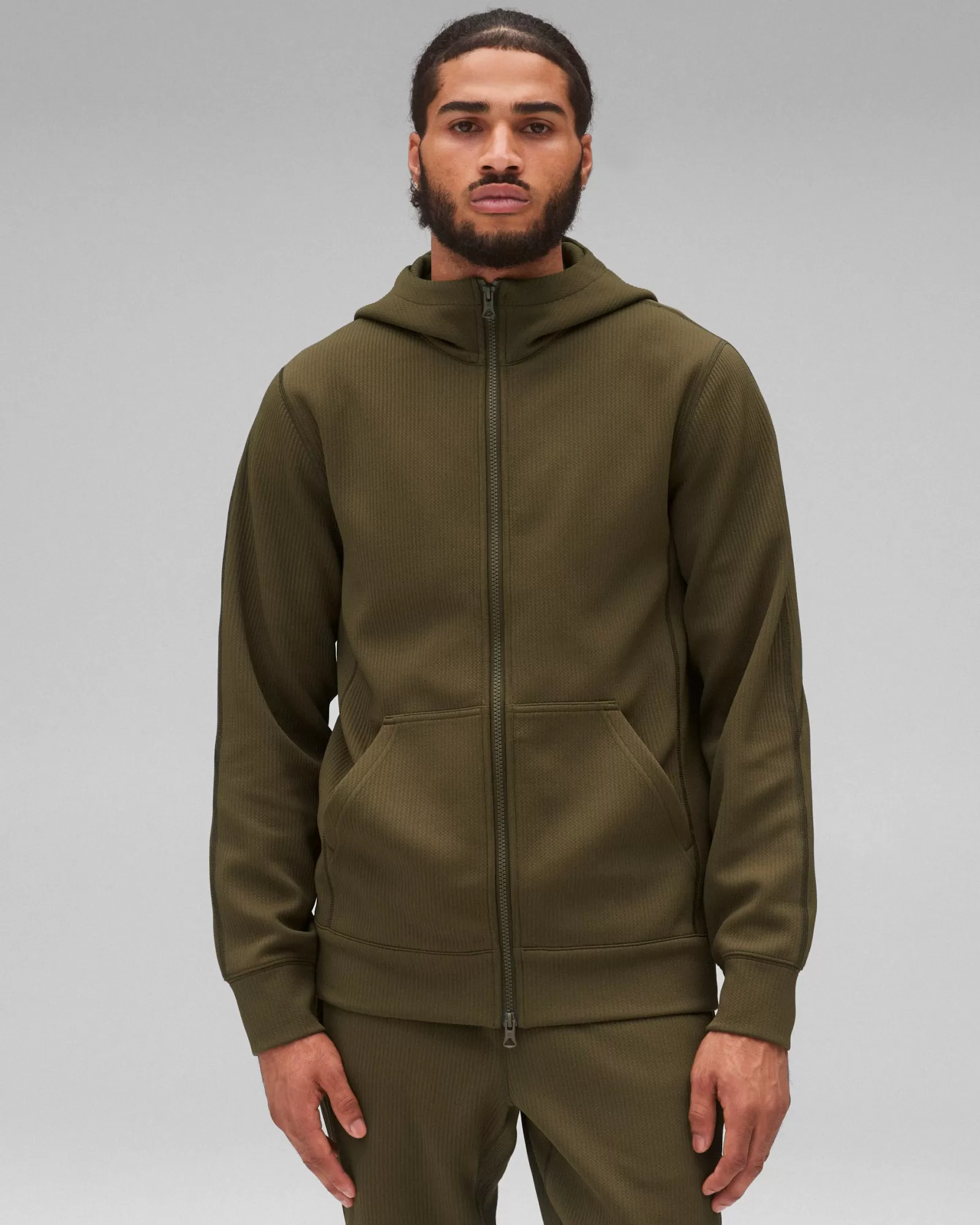 Reigning Champ Double Knit Rally Zip Hoodie