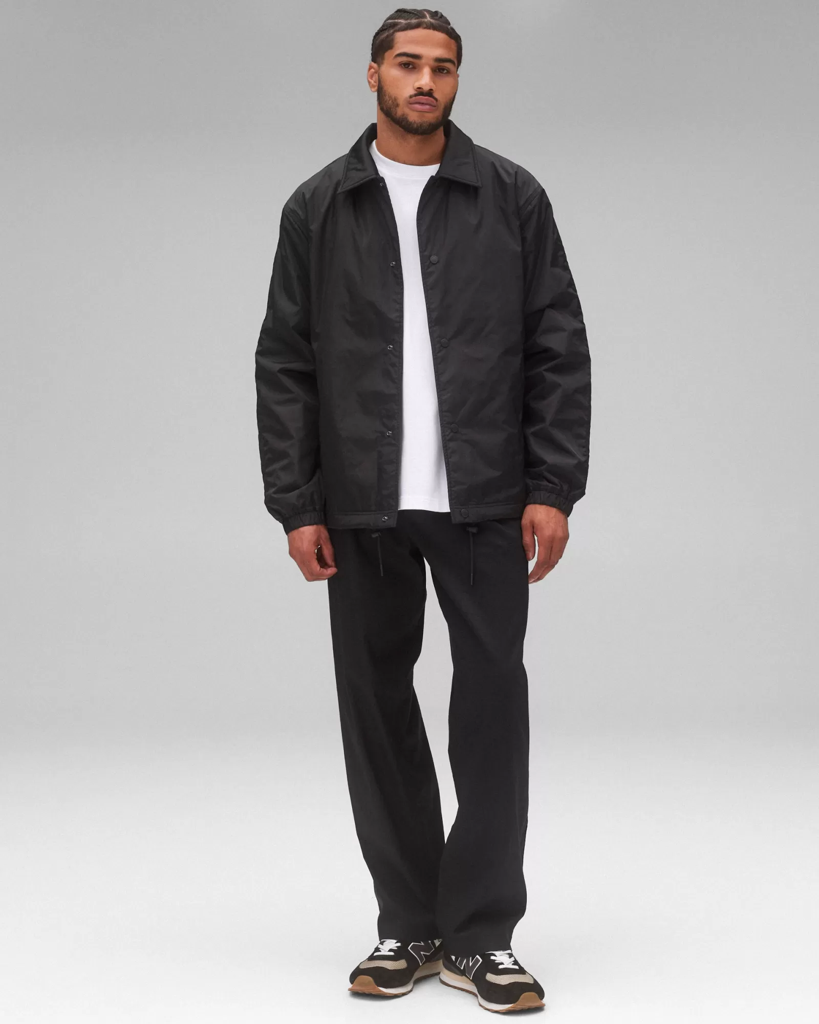 Reigning Champ Econyl Satin Nylon Coach's Jacket