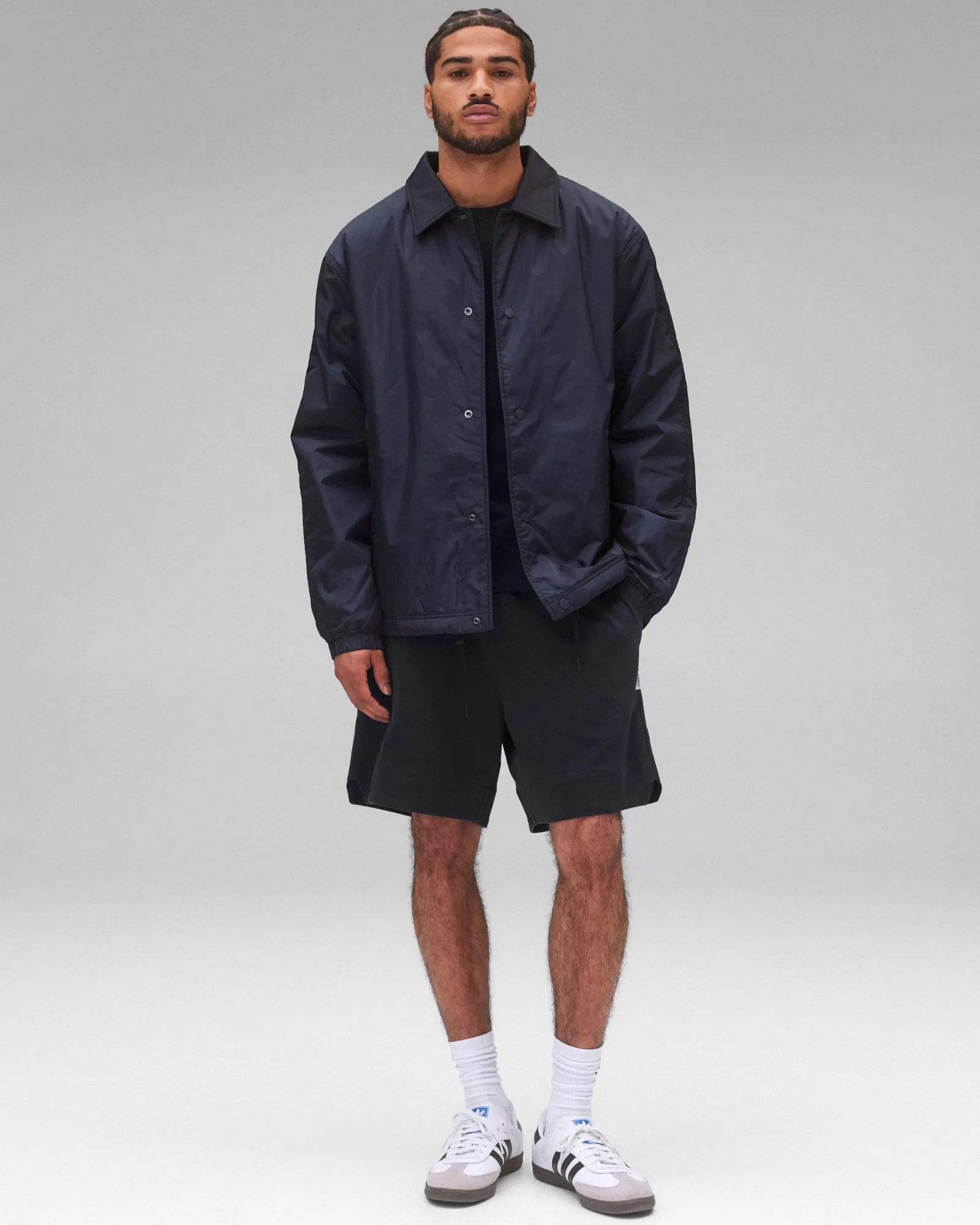 Reigning Champ Econyl Satin Nylon Coach's Jacket