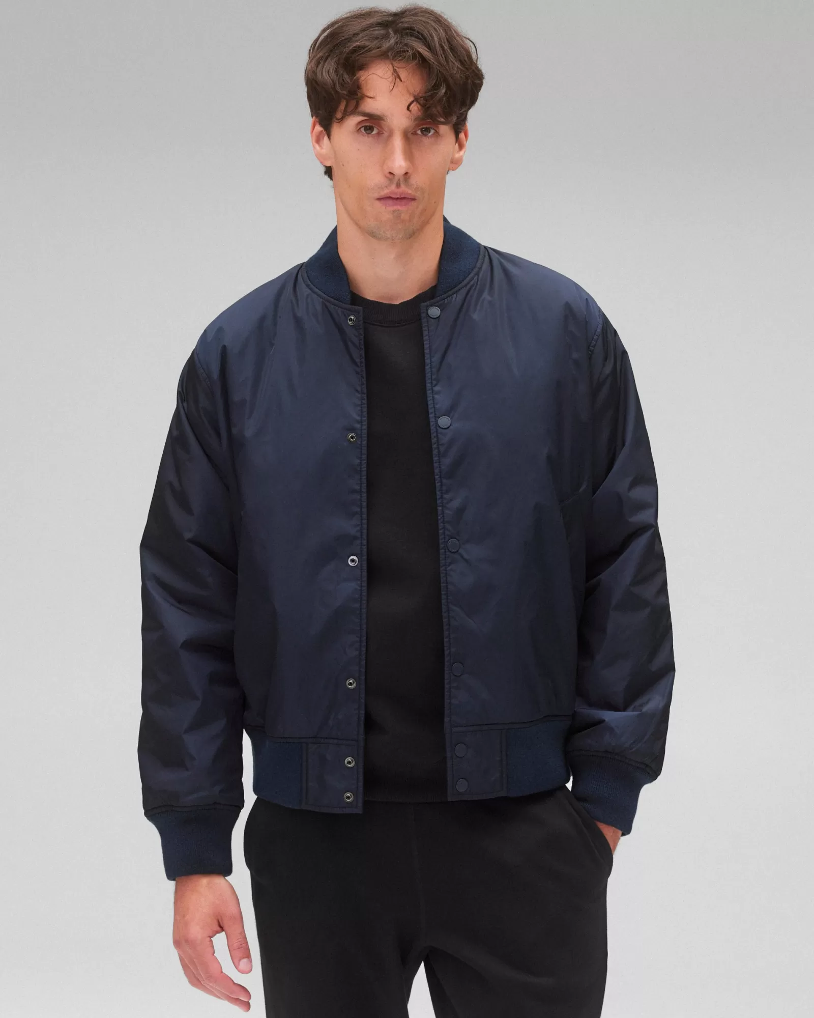 Reigning Champ Econyl Satin Nylon Stadium Jacket