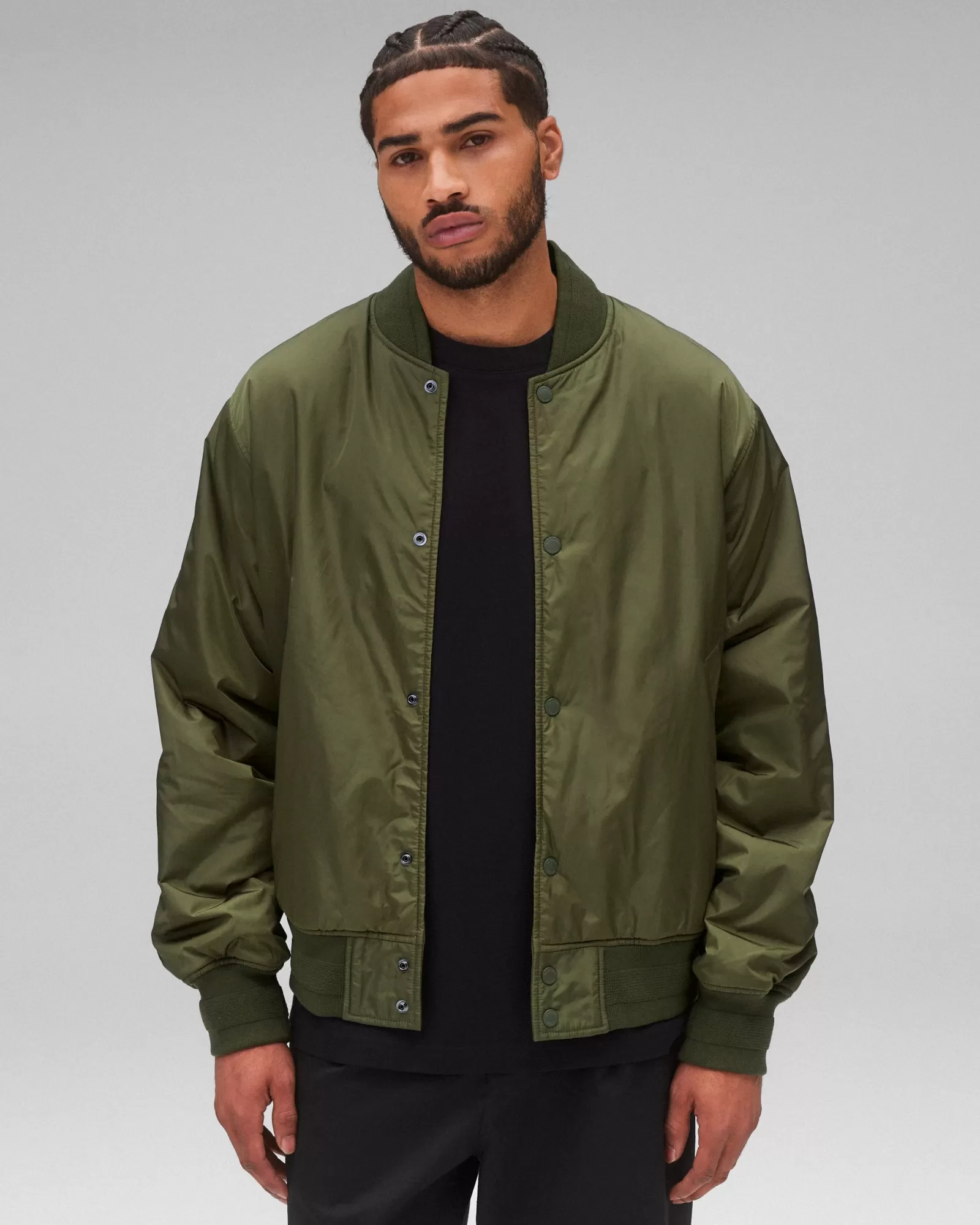 Reigning Champ Econyl Satin Nylon Stadium Jacket