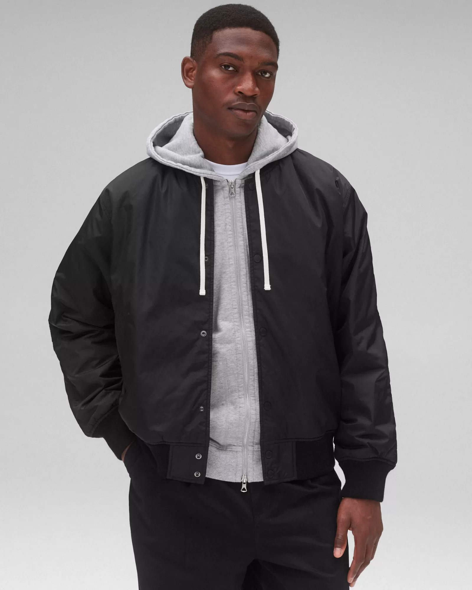 Reigning Champ Econyl Satin Nylon Stadium Jacket