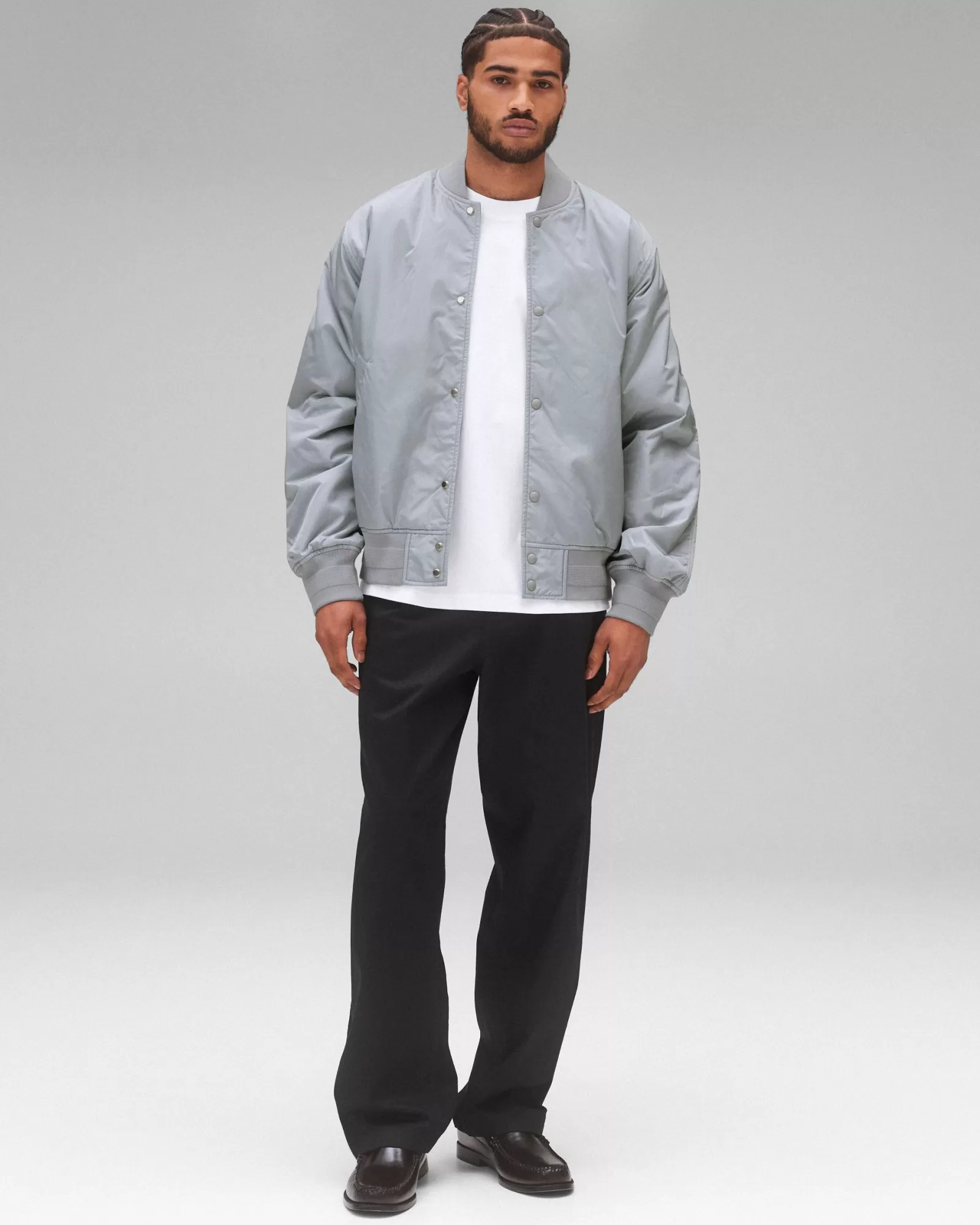 Reigning Champ Econyl Satin Nylon Stadium Jacket