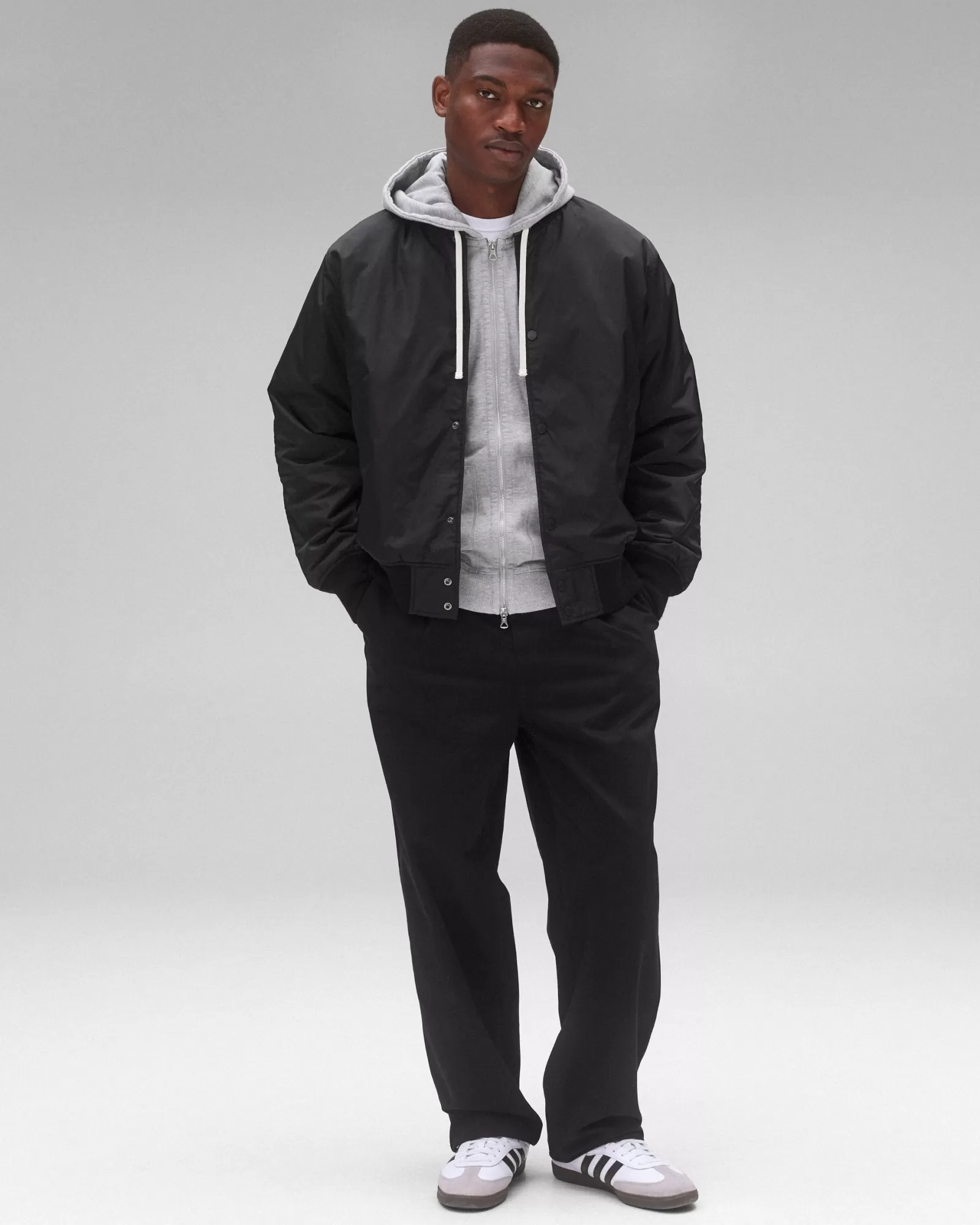 Reigning Champ Econyl Satin Nylon Stadium Jacket