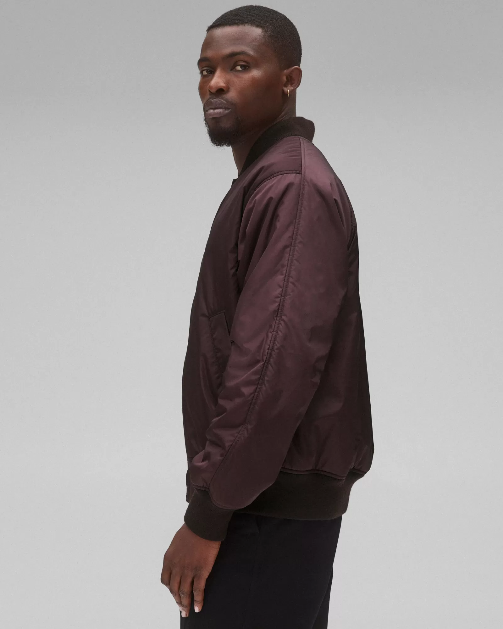 Reigning Champ Econyl Satin Nylon Stadium Jacket