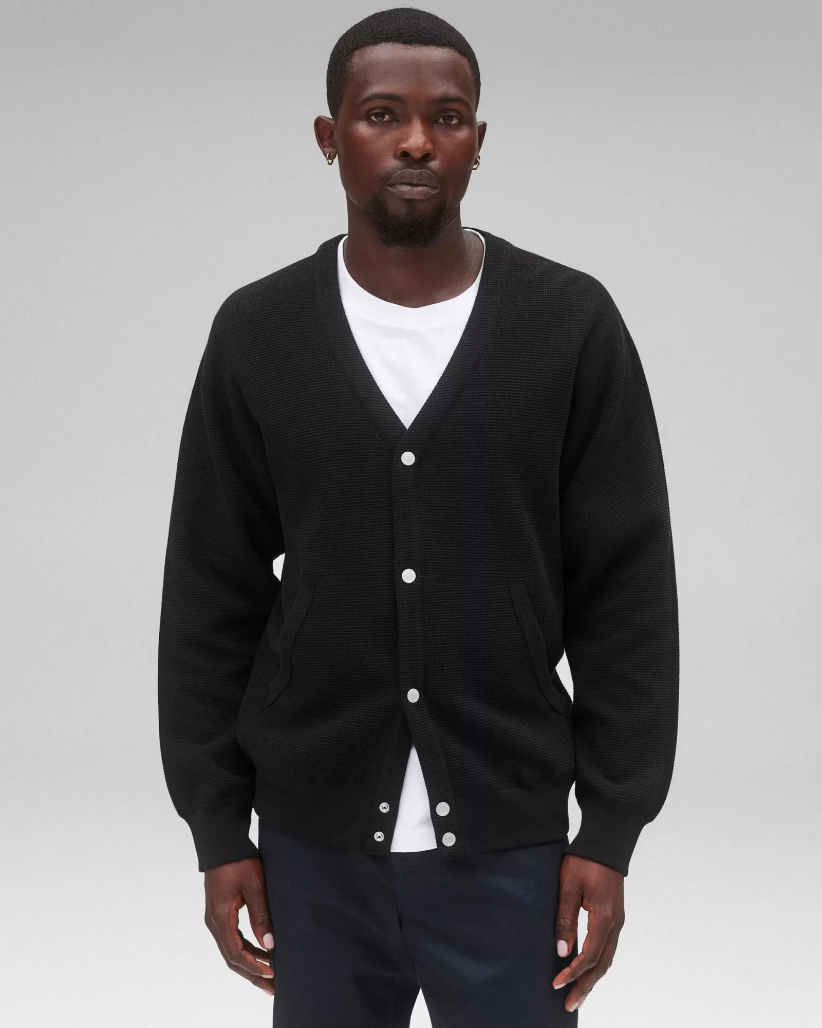 Reigning Champ Flatback Thermal Cardigan