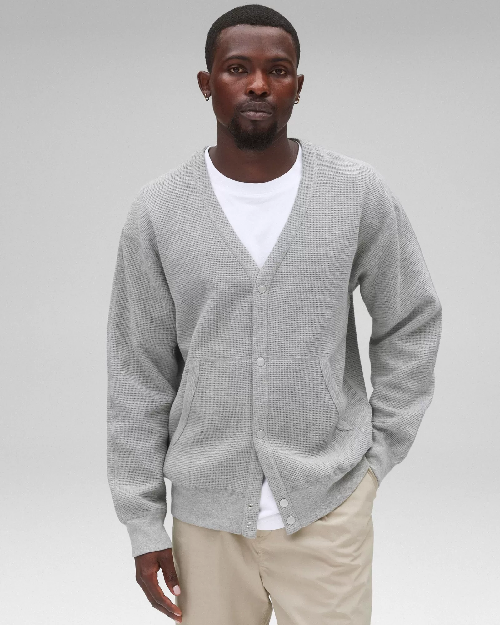 Reigning Champ Flatback Thermal Cardigan