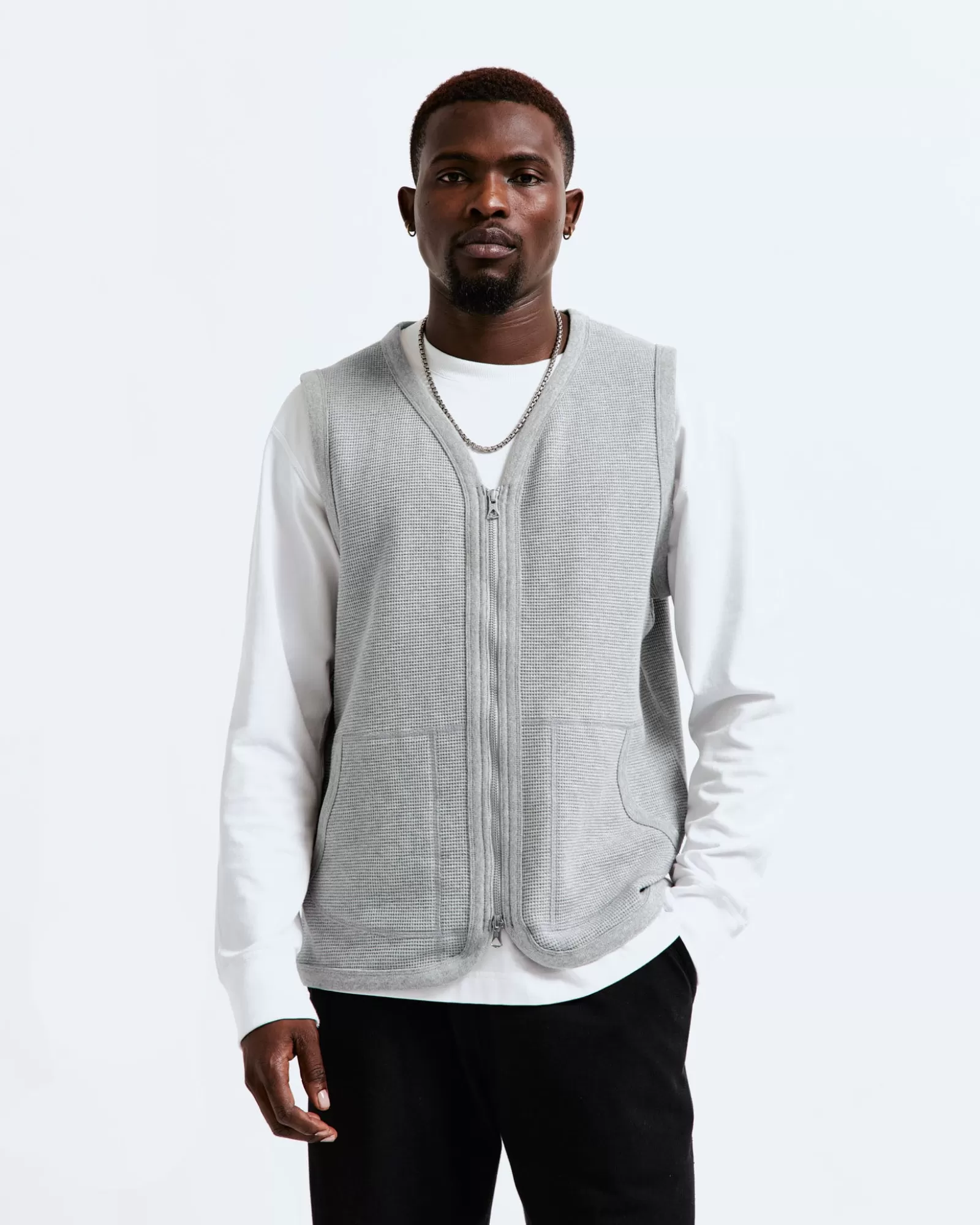 Reigning Champ Flatback Thermal Zip Vest