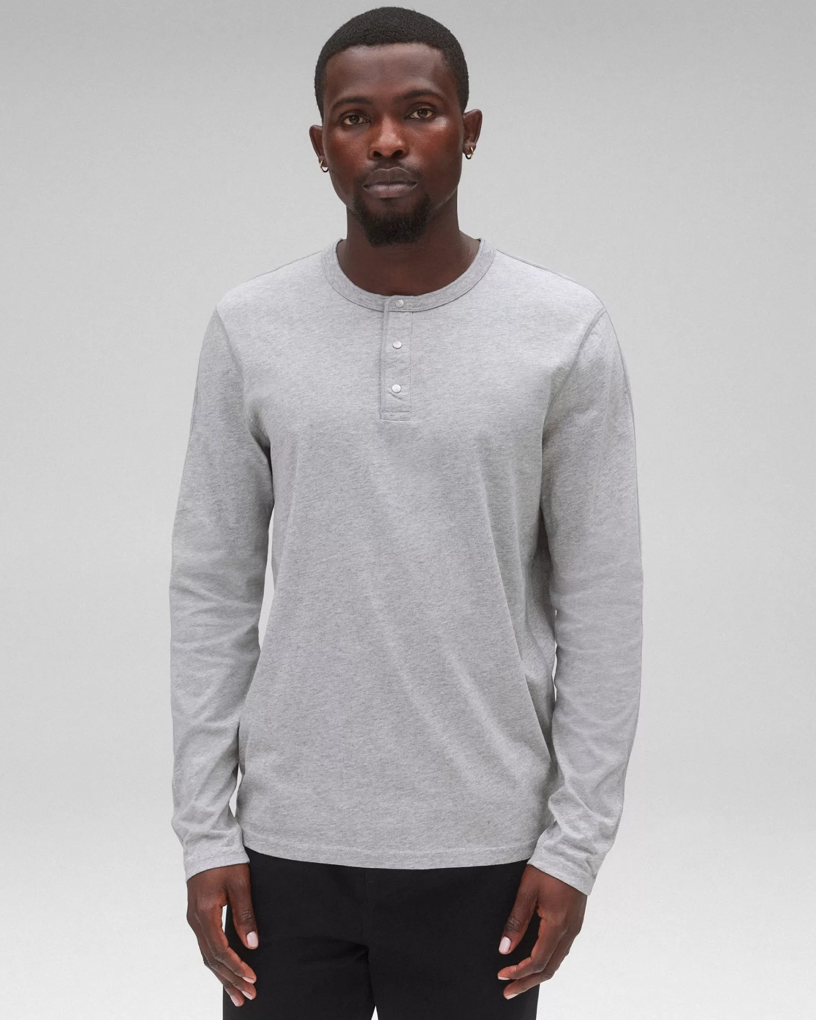 Reigning Champ Lightweight Jersey Long Sleeve Henley