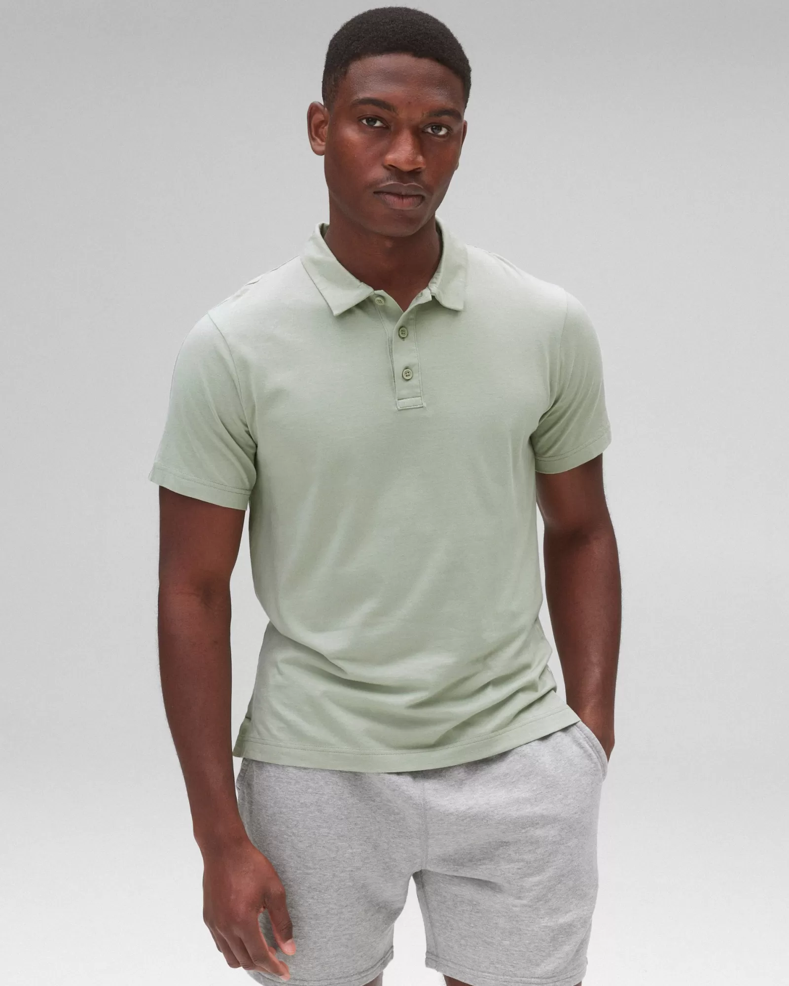 Reigning Champ Lightweight Jersey Polo