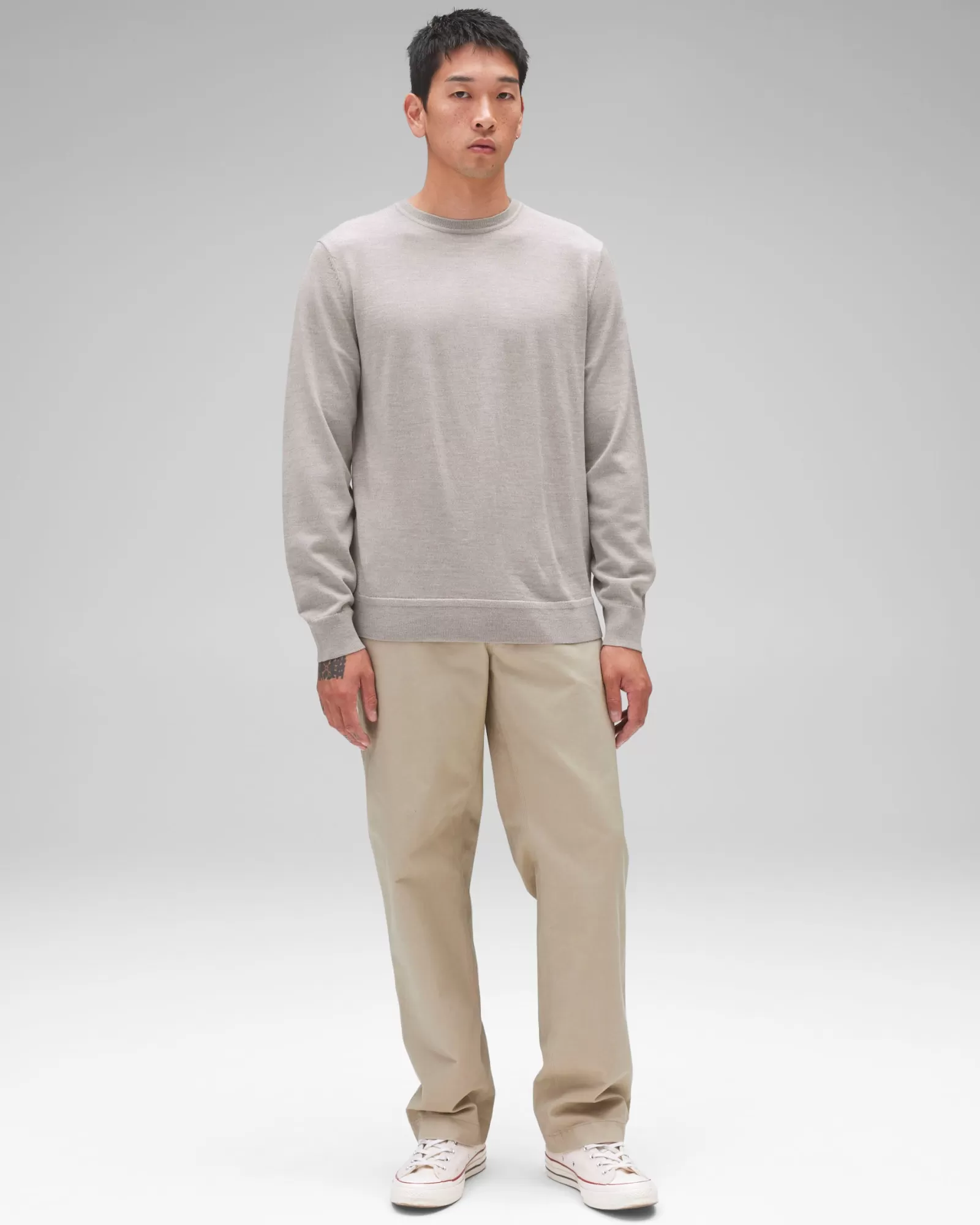 Reigning Champ Lightweight Merino Harry Crewneck