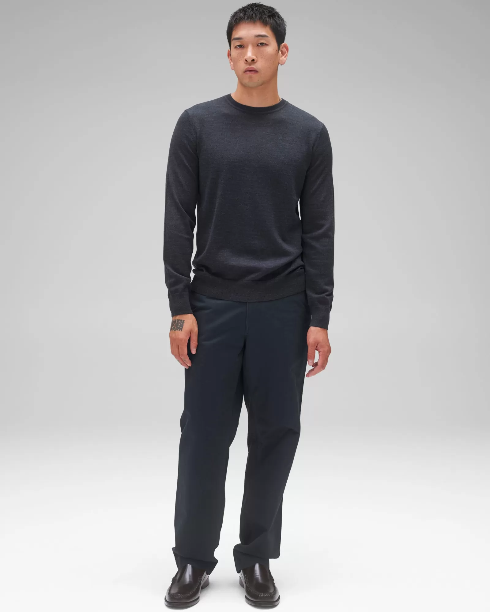 Reigning Champ Lightweight Merino Harry Crewneck