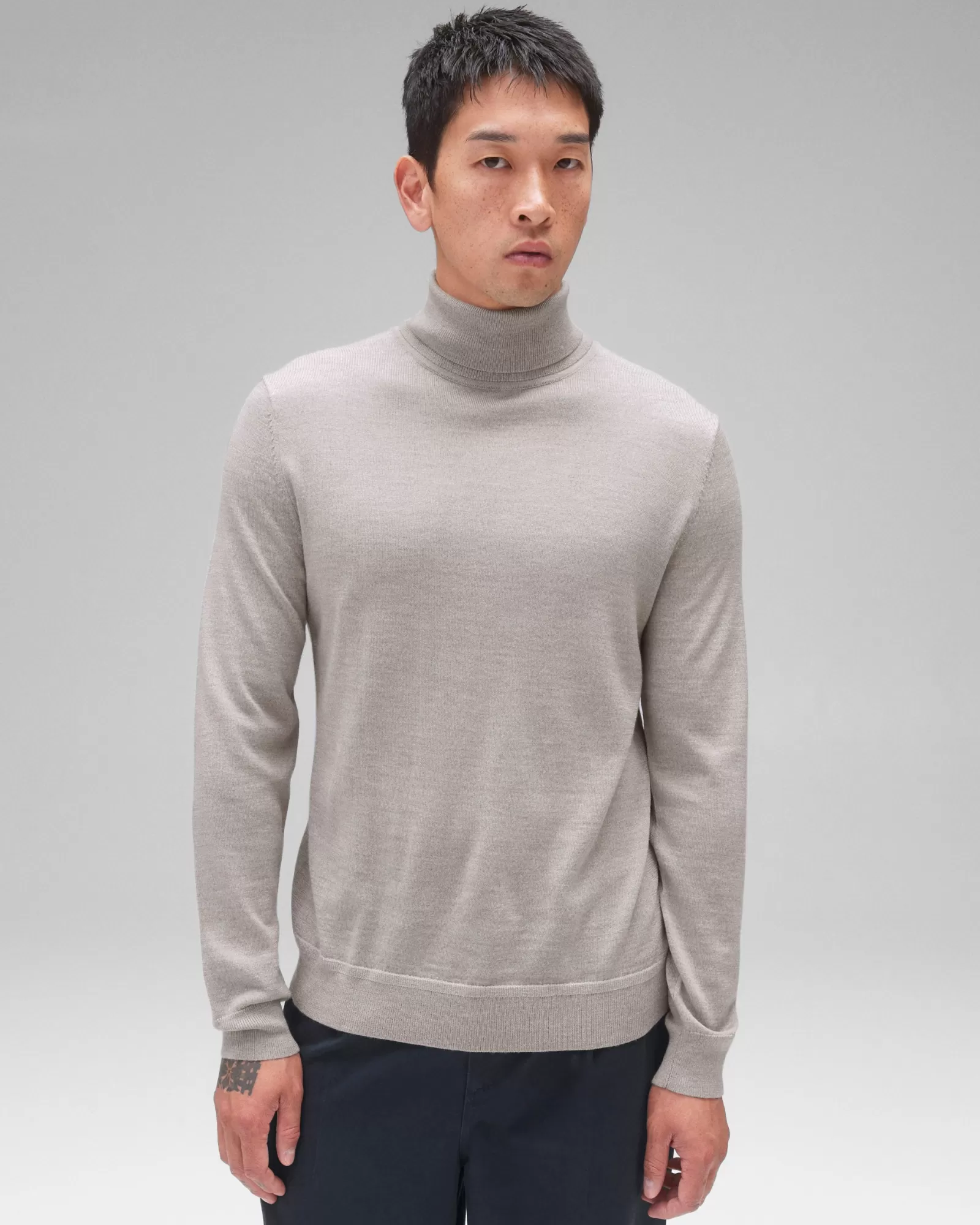 Reigning Champ Lightweight Merino Harry Roll Neck