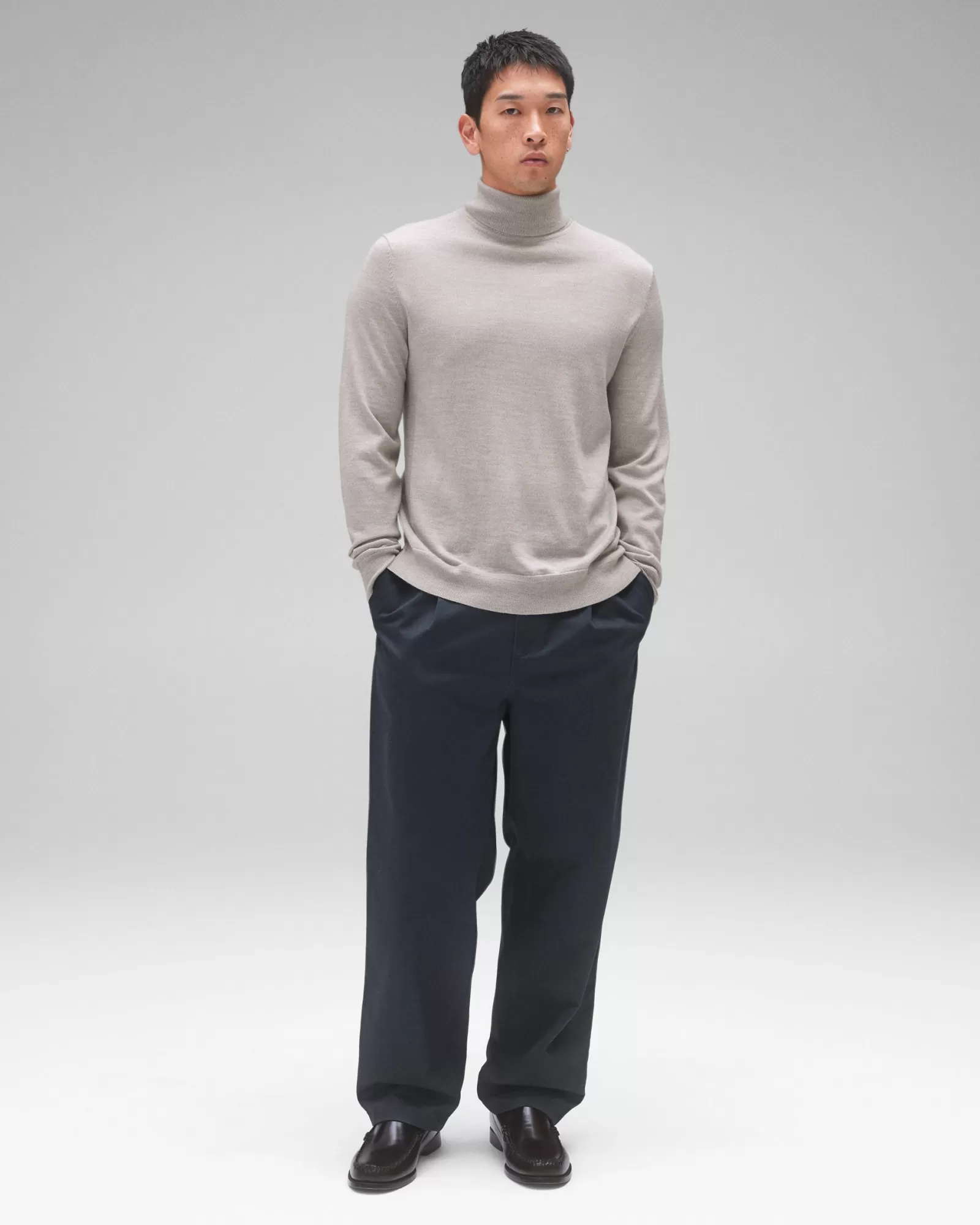 Reigning Champ Lightweight Merino Harry Roll Neck