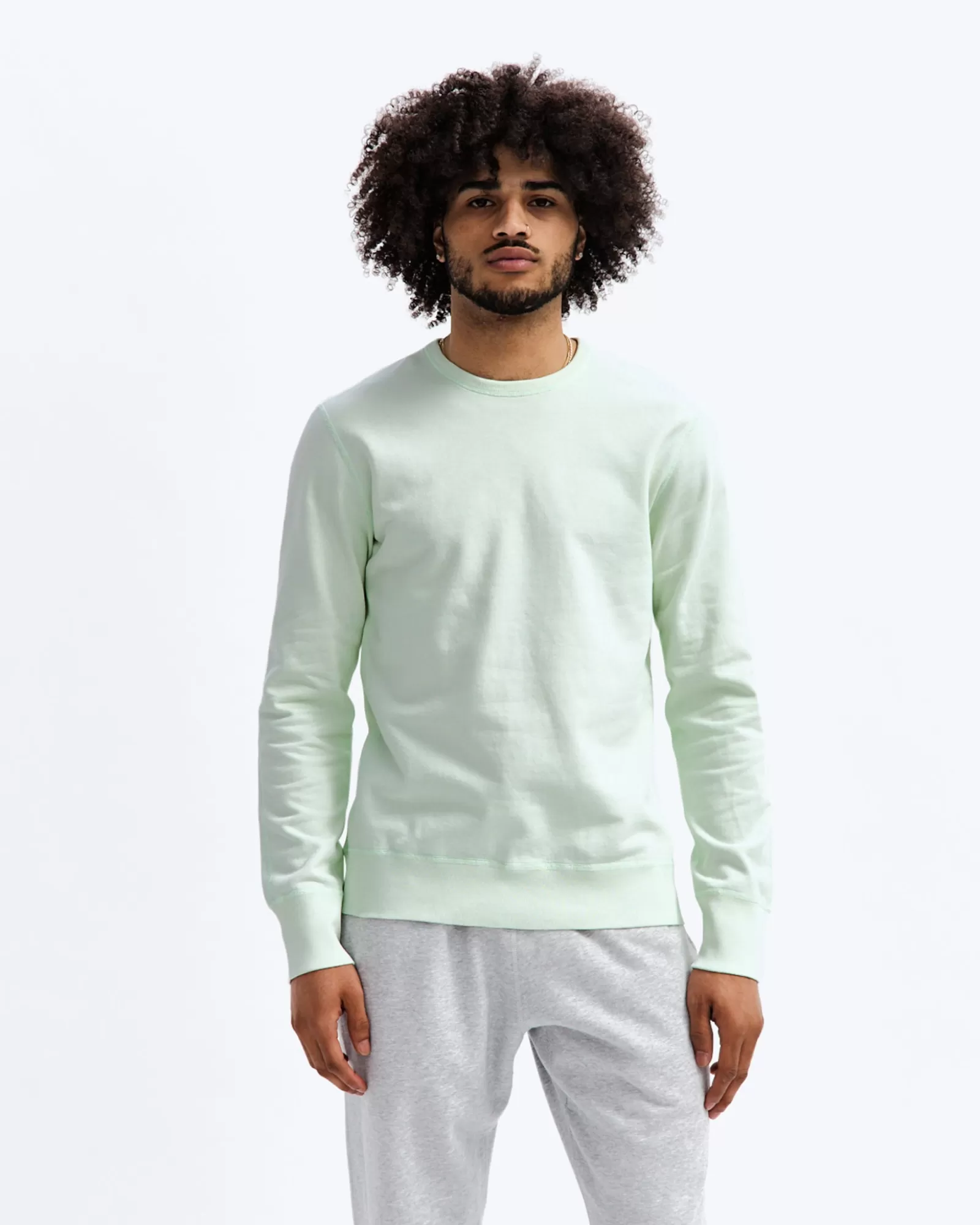 Reigning Champ Lightweight Terry Slim Crewneck