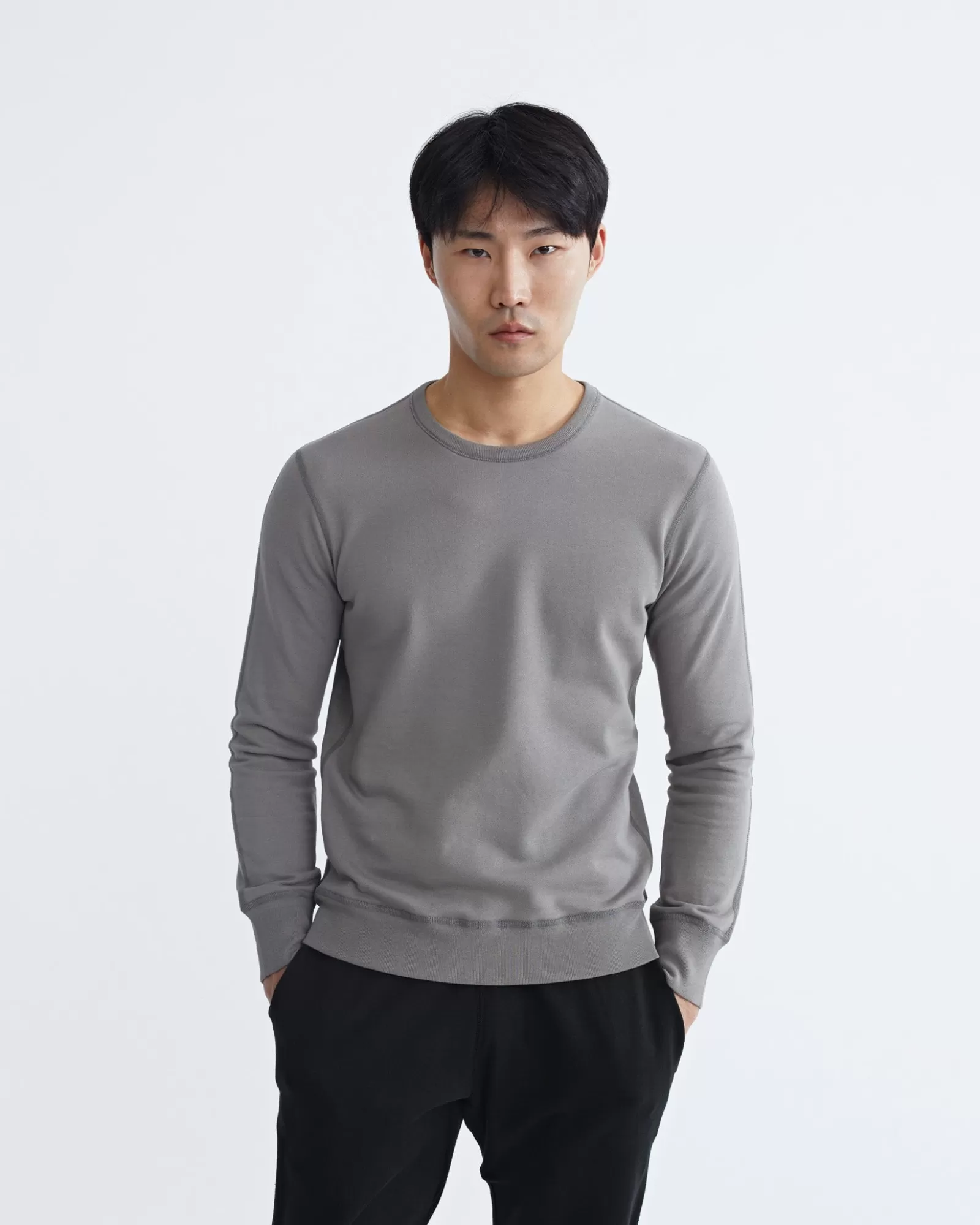 Reigning Champ Lightweight Terry Slim Crewneck