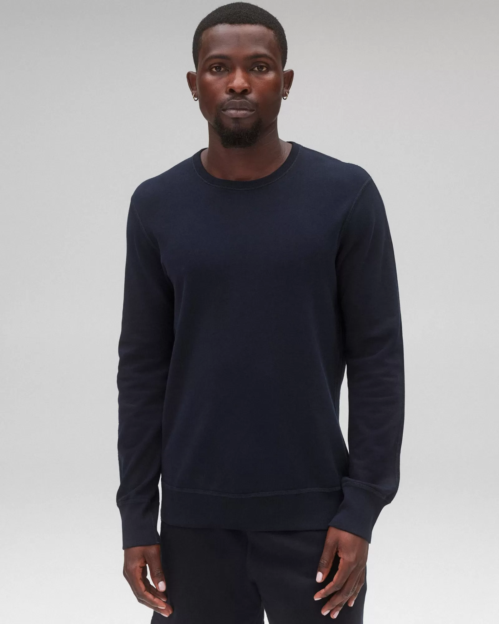 Reigning Champ Lightweight Terry Slim Crewneck