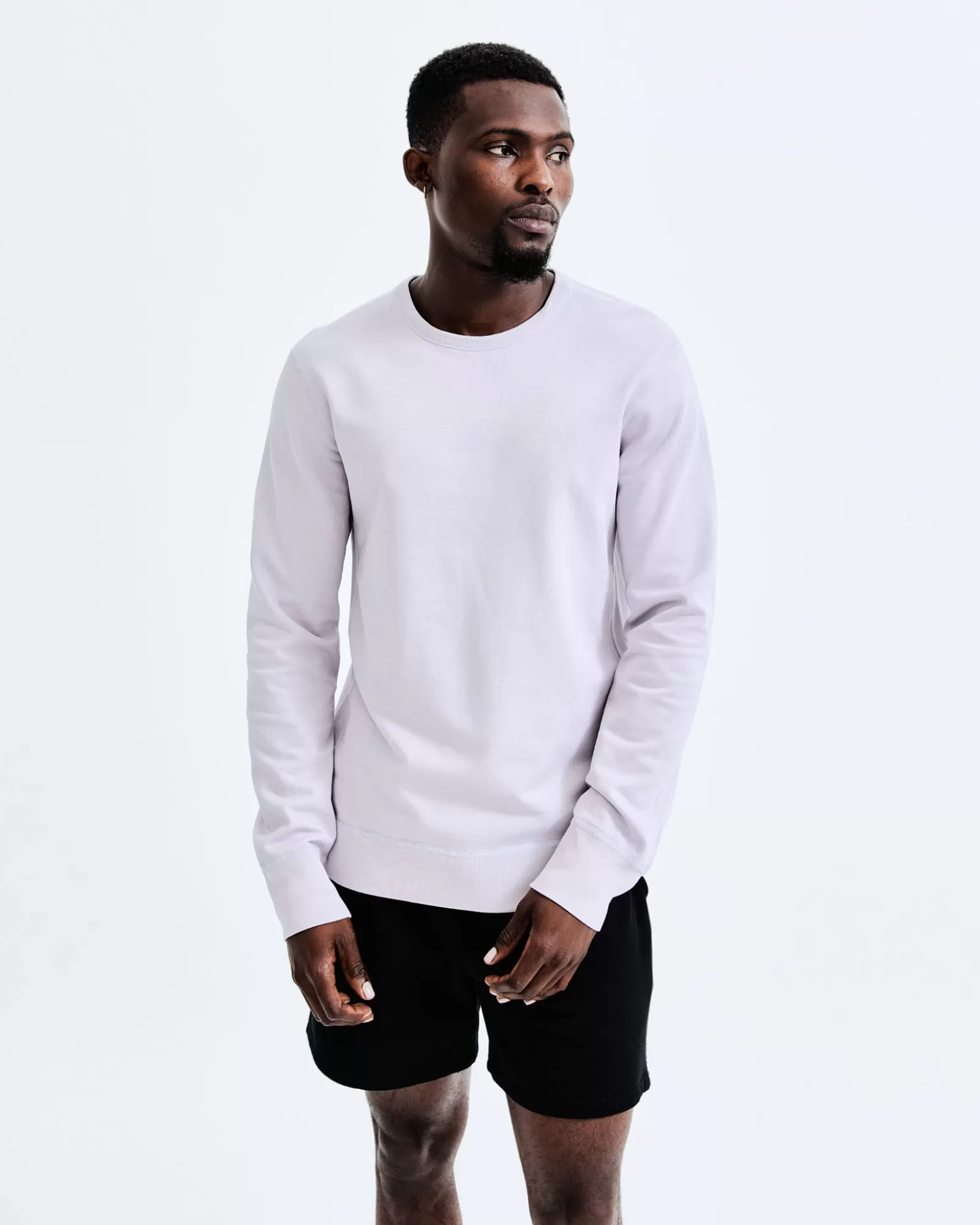 Reigning Champ Lightweight Terry Slim Crewneck