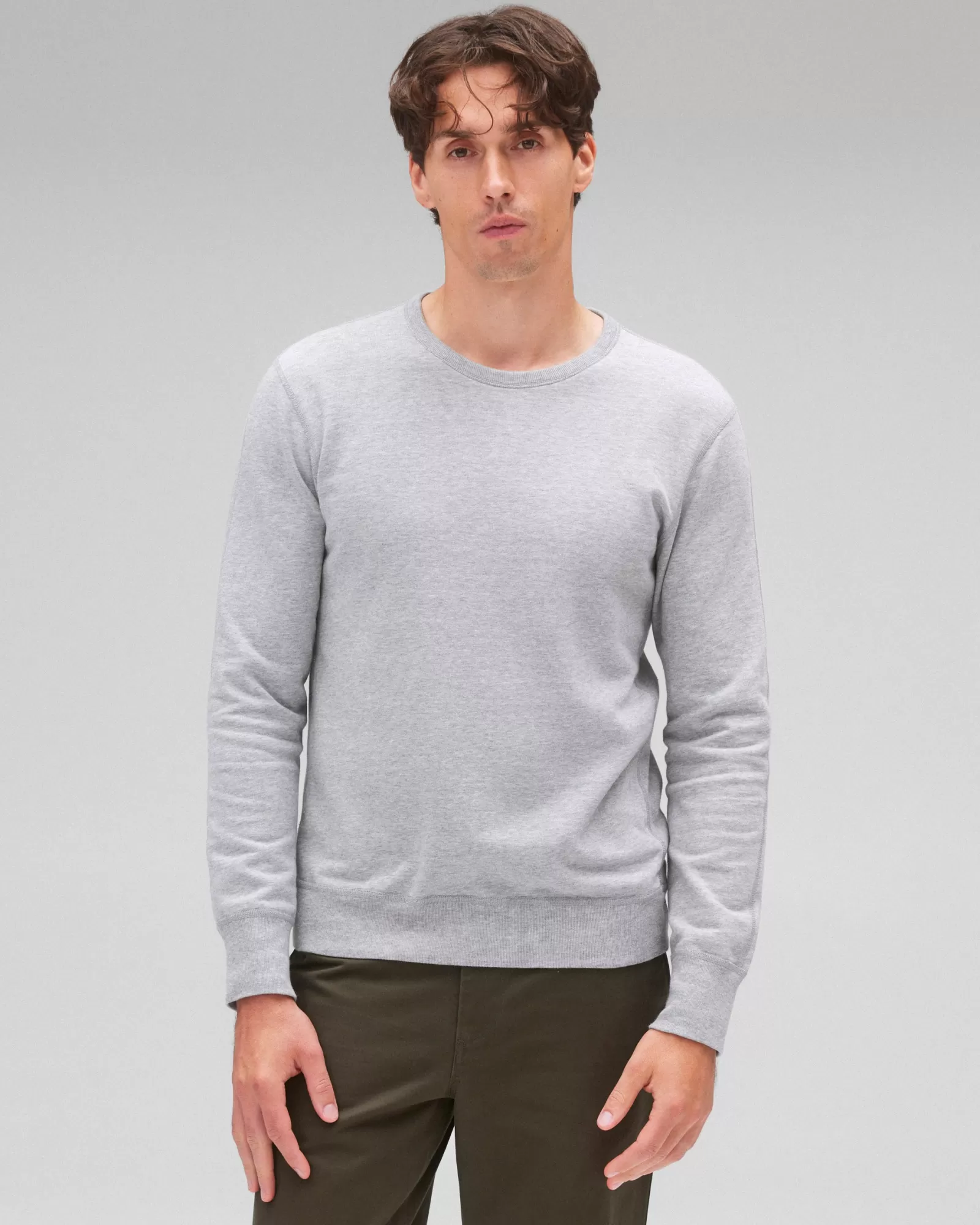 Reigning Champ Lightweight Terry Slim Crewneck