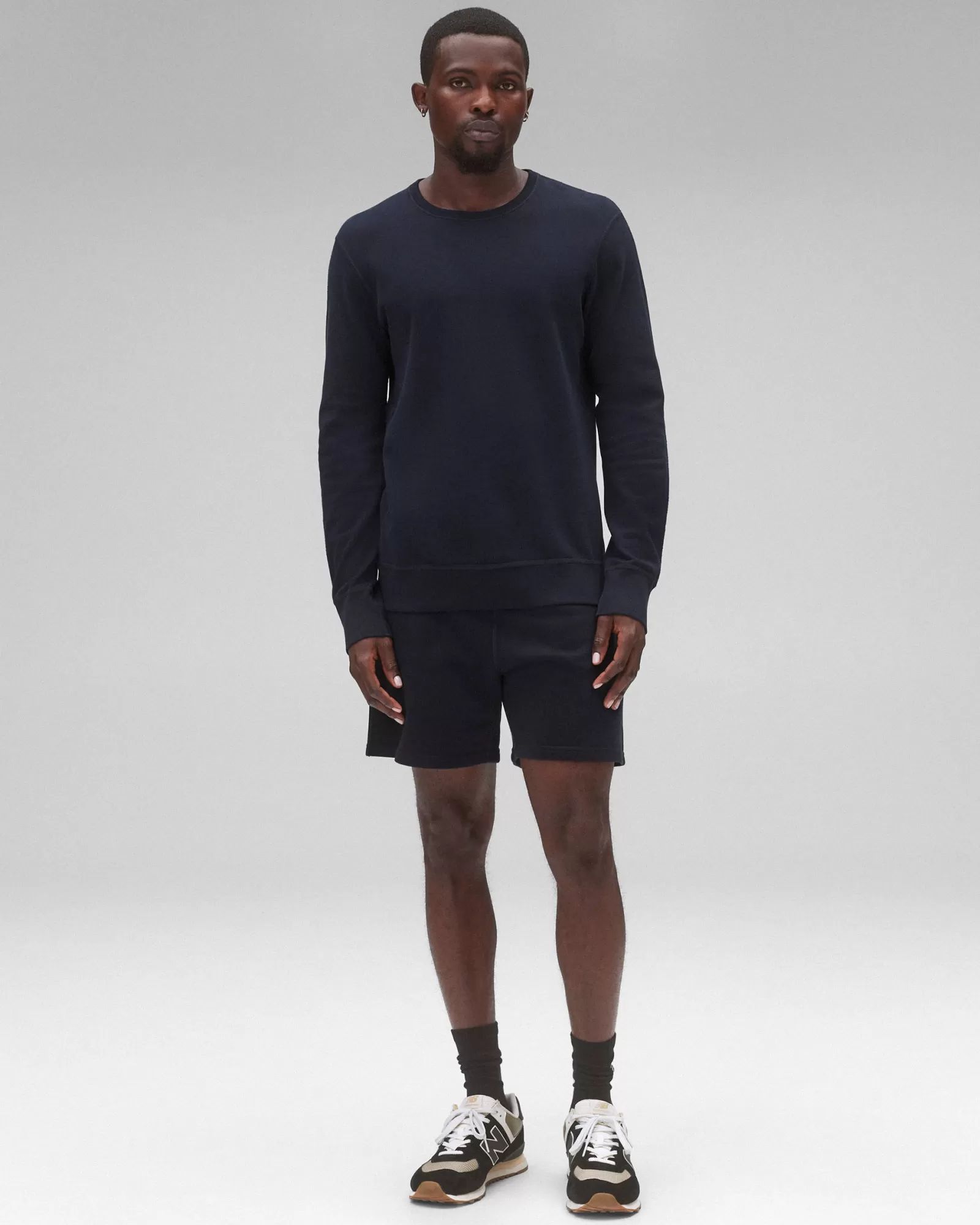 Reigning Champ Lightweight Terry Slim Crewneck