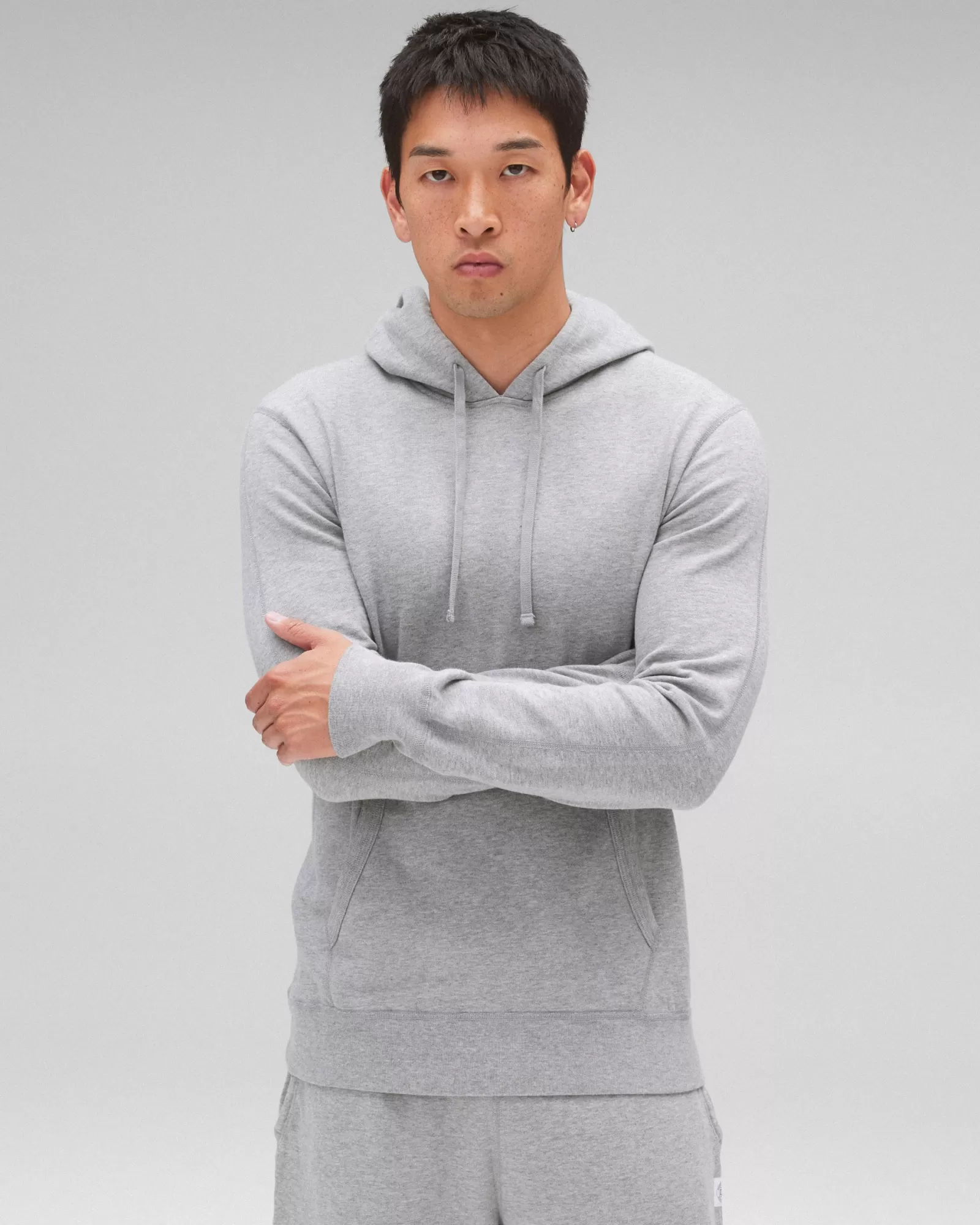 Reigning Champ Lightweight Terry Slim Pullover Hoodie