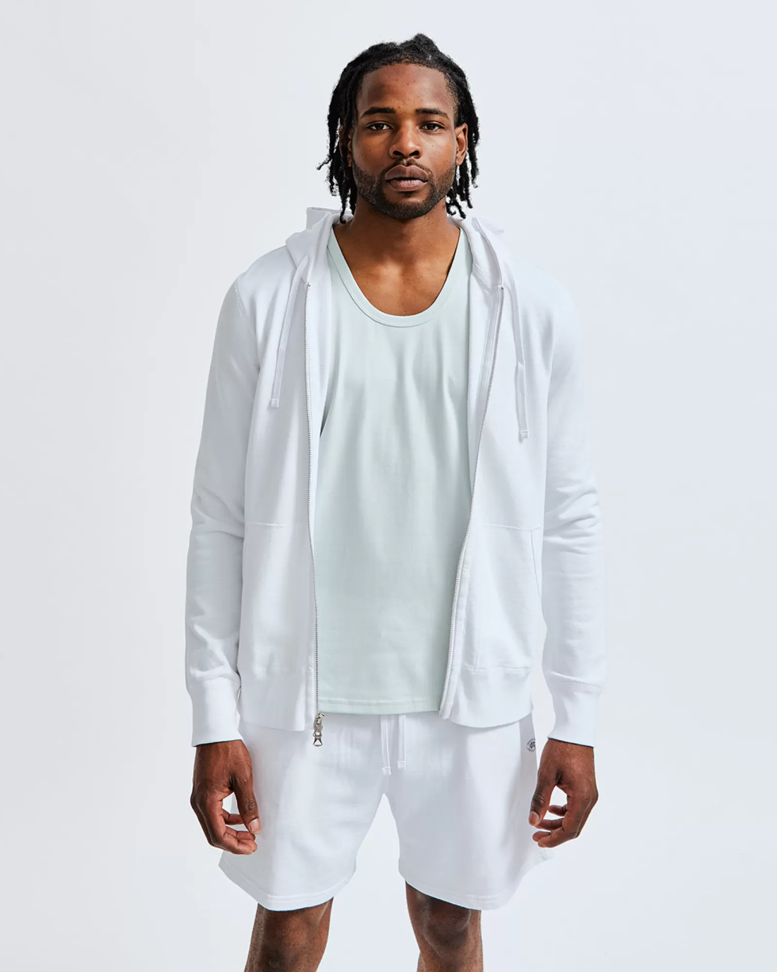 Reigning Champ Lightweight Terry Slim Zip Hoodie