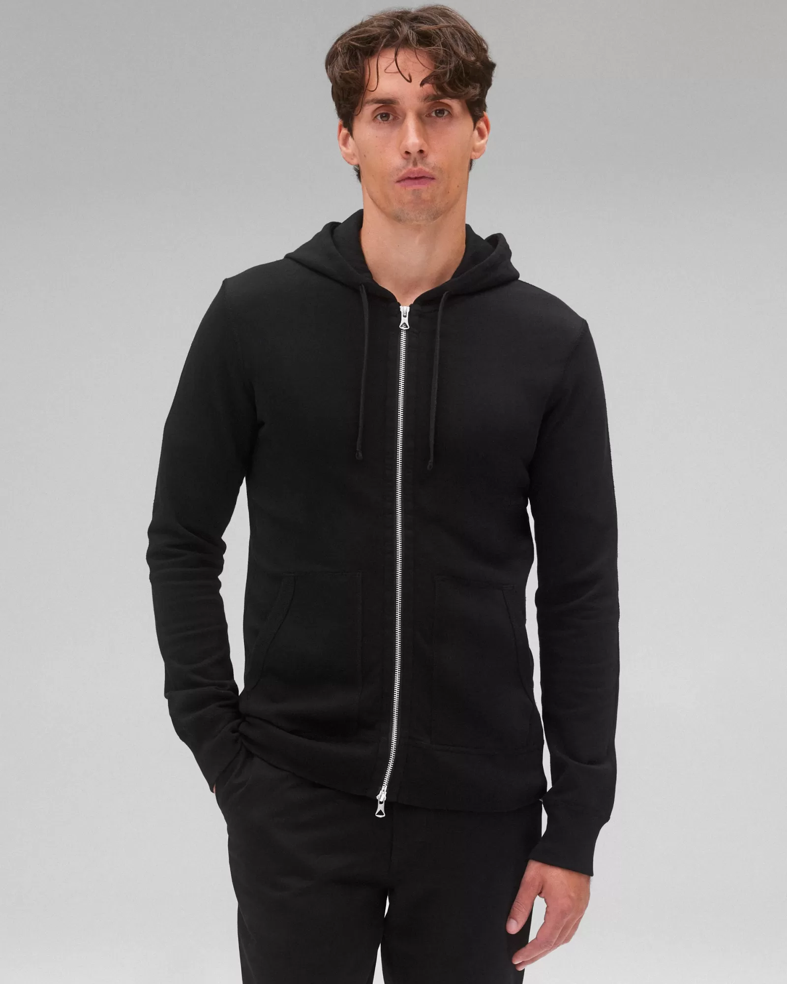 Reigning Champ Lightweight Terry Slim Zip Hoodie